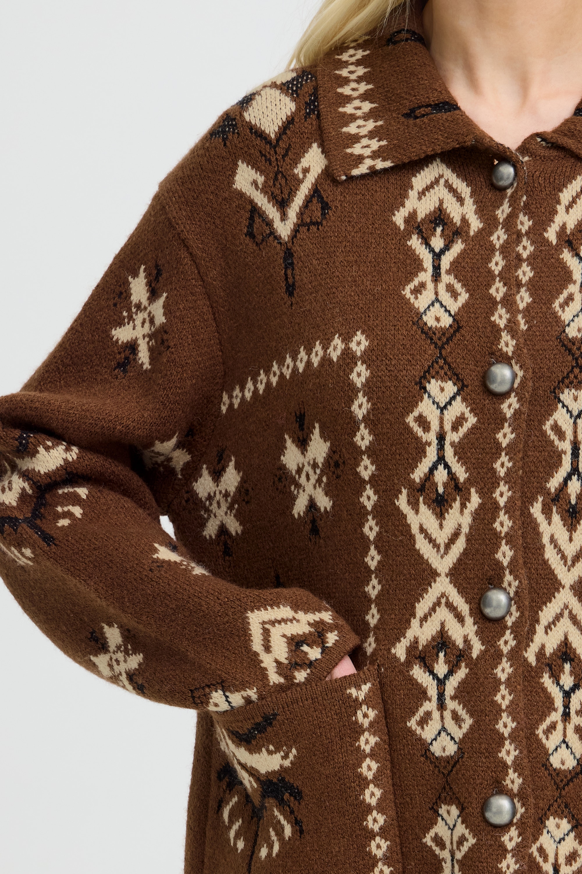 b.young Strickjacke »Damen Langarm BYORLI«