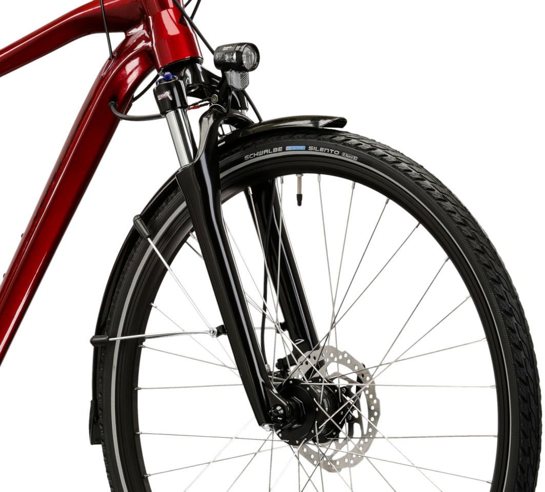 Kross Trekkingrad »Herren-Trekkingrad 28" Trans 9.0 Rot 30 Gänge« 30 Gang Shimano DEORE T6000 Schaltwerk Kettenschaltung