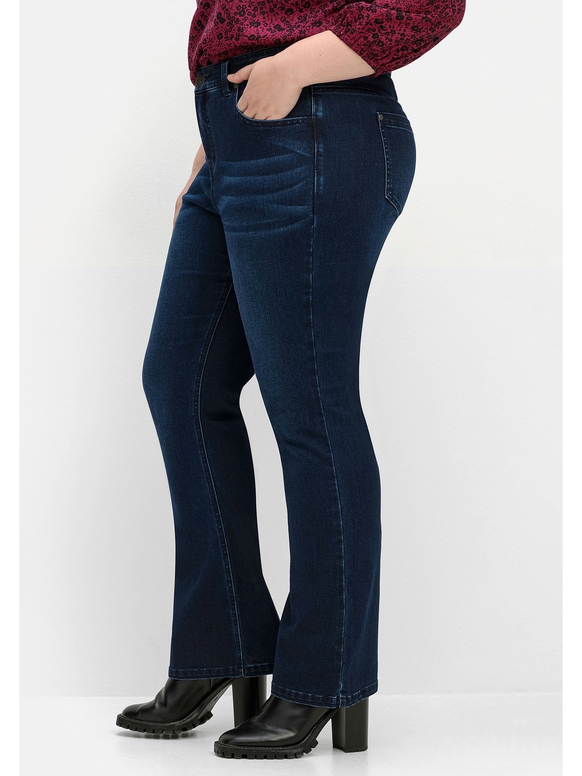 Sheego Stretch-Jeans »Große Größen«, mit Catfaces und Bodyforming-Effekt