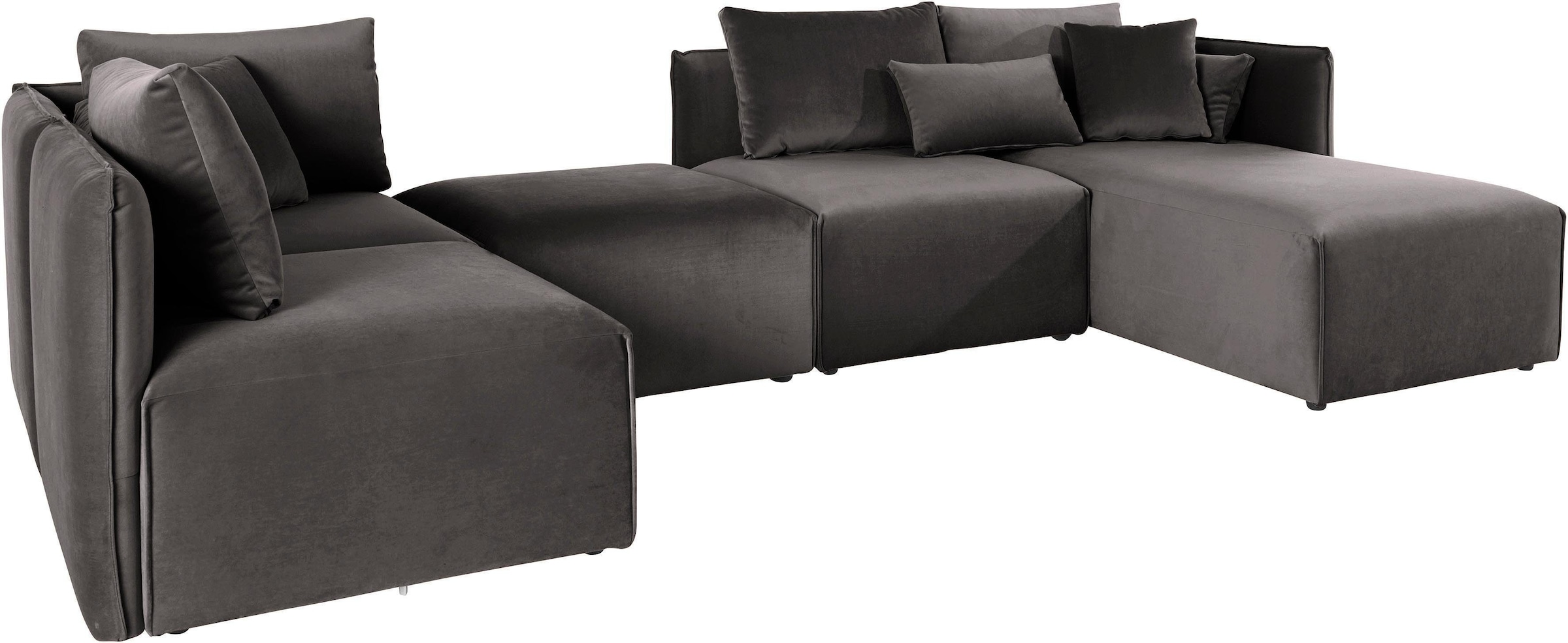 OTTO home Wohnlandschaft "Nöre U-Form" 5 Teile, in vielen Bezugsqualitäten günstig online kaufen