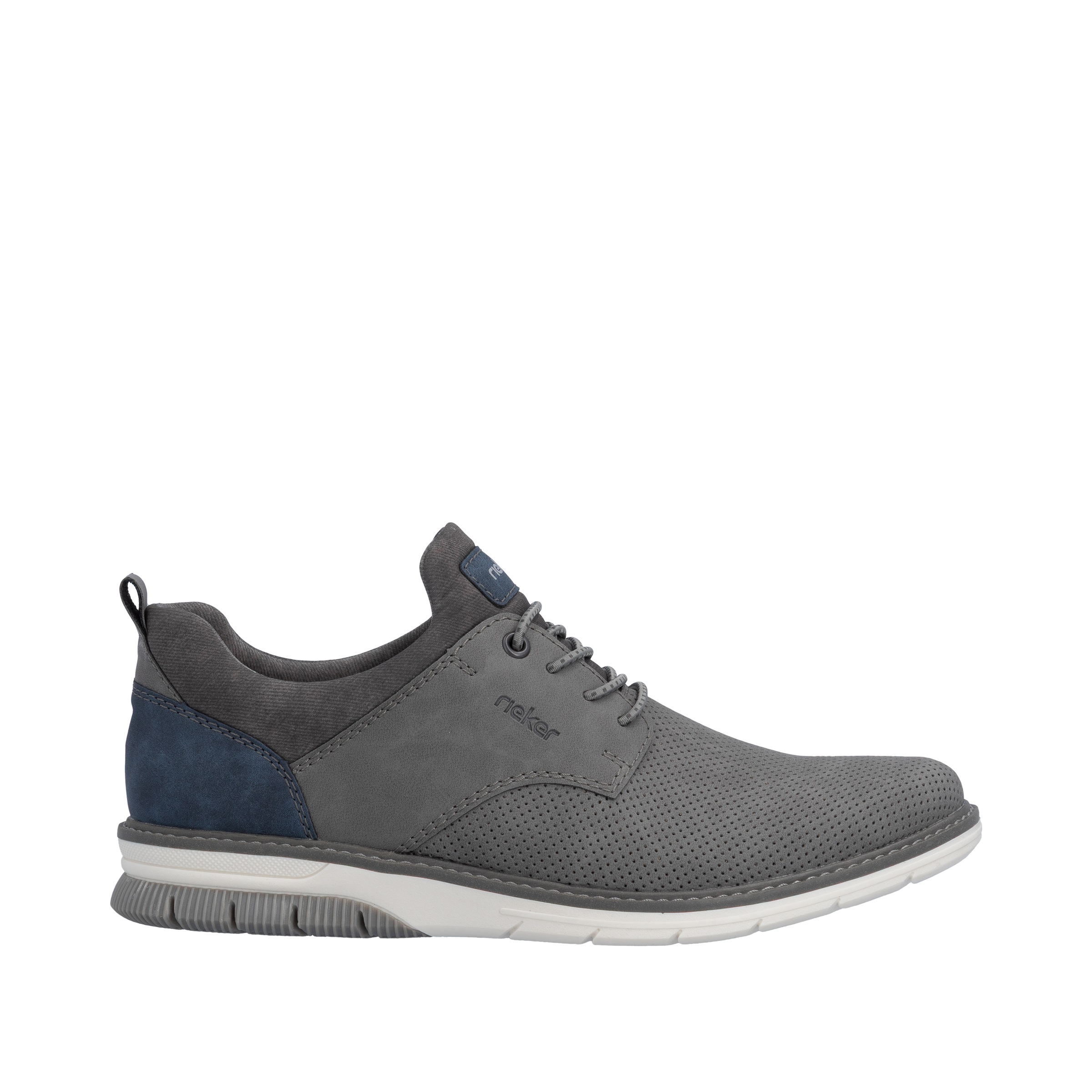 Rieker Slip-On Sneaker  Schlupfschuh, Halbschuh, Freizeitschuh mit Prägung