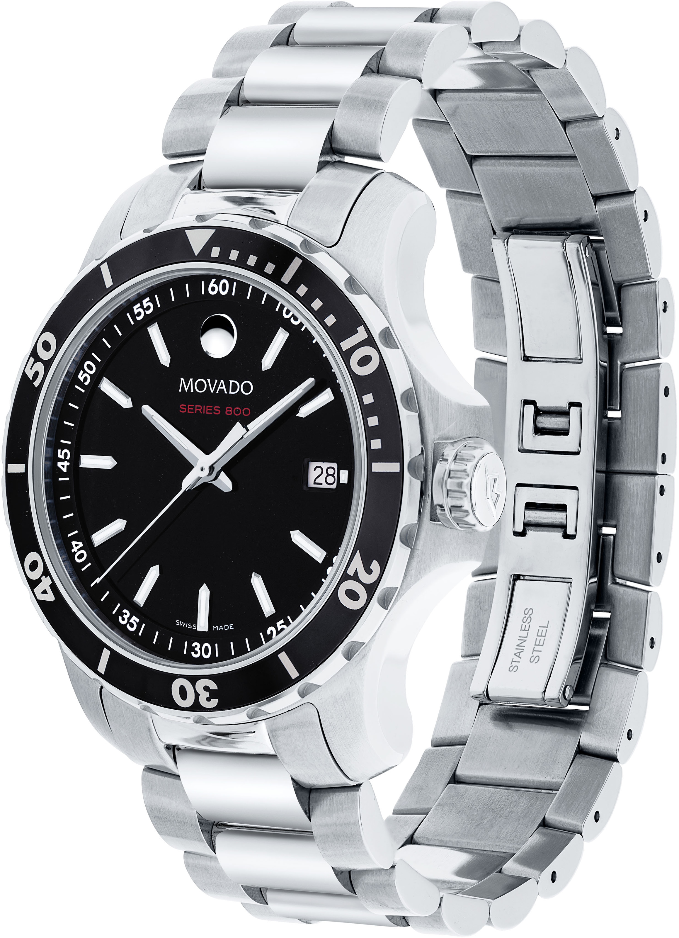 MOVADO Schweizer Uhr »Series 800, 2600135«, Quarzuhr, Armbanduhr, Herrenuhr, Damenuhr, Swiss Made
