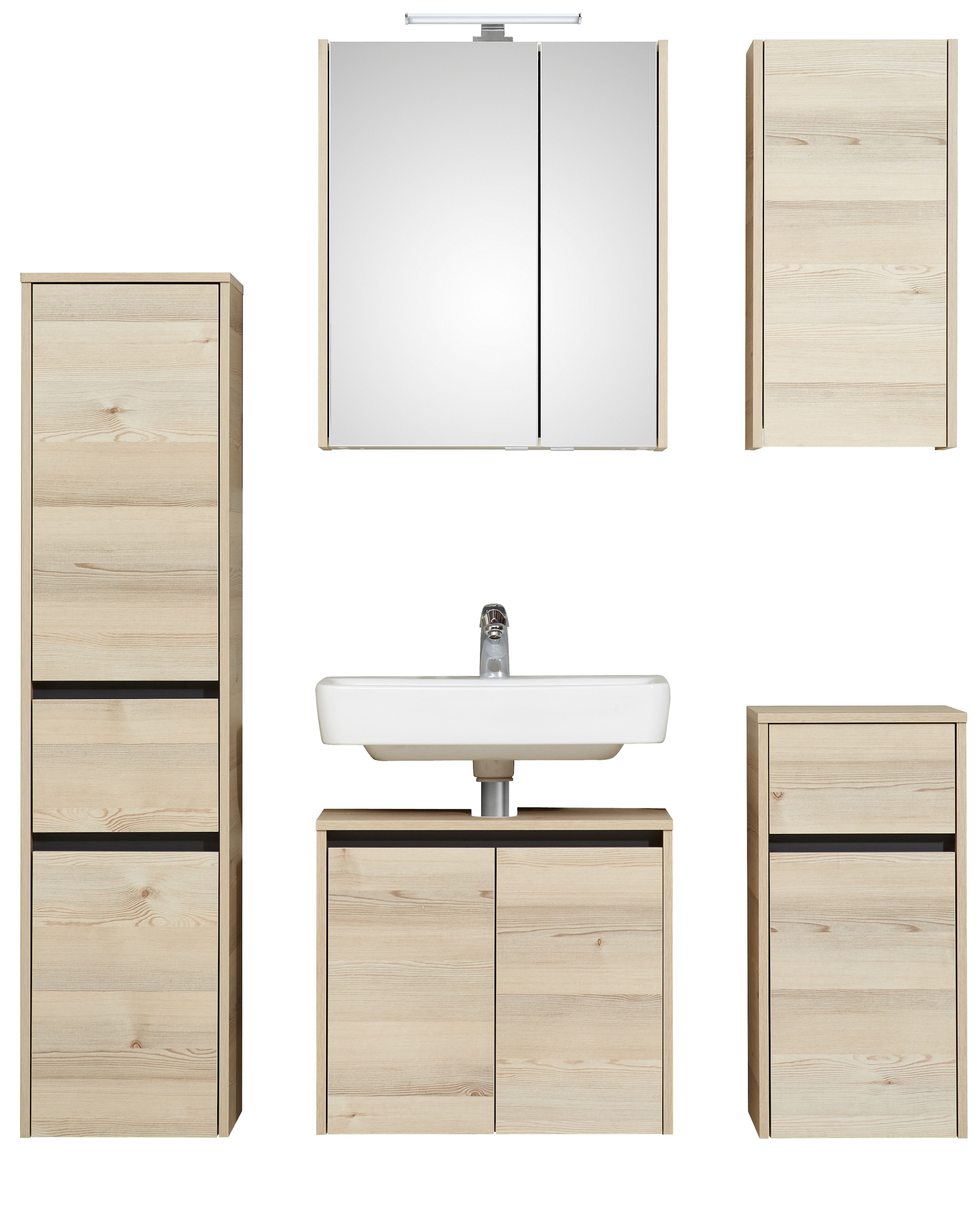 Saphir Badmöbel-Set »Quickset 393«, (Komplett-Set, 5 St.)