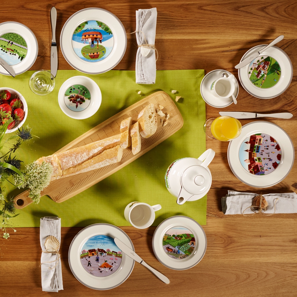 Villeroy & Boch Brotteller »Brotteller Feldarbeit Design Naif ø 17 cm bunt«