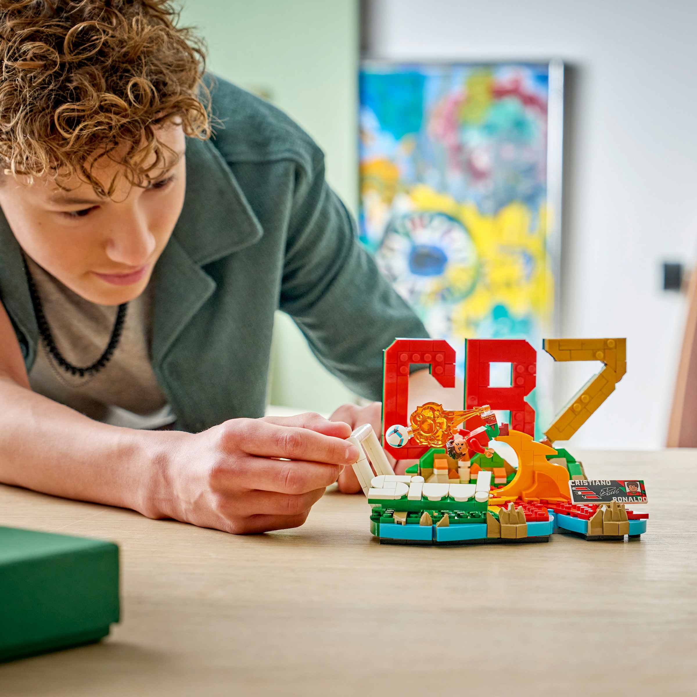 LEGO® Konstruktionsspielsteine »Cristiano Ronaldo – Fußball-Highlights (43012), LEGO Editions Football«