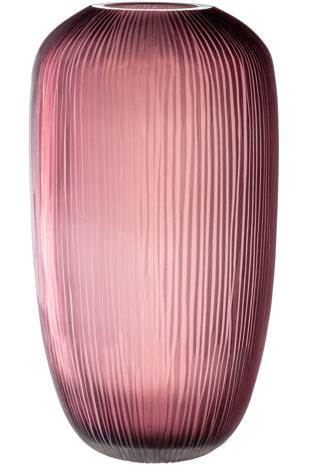 LEONARDO Bodenvase "Dekovase BELLAGIO" aus Glas, beere, Höhe ca. 52 cm, handgefertigt