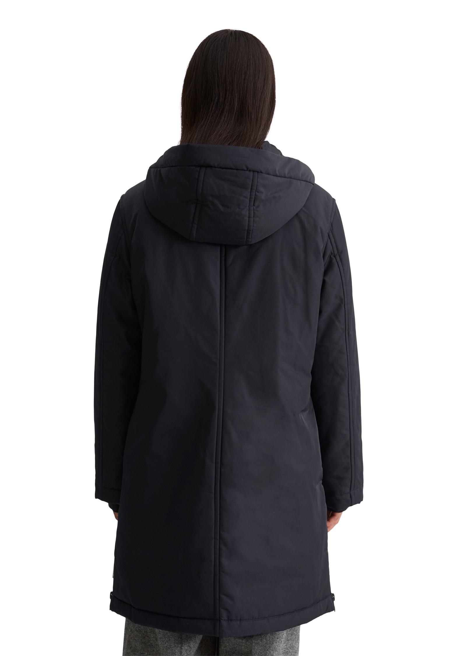 Marc O'Polo Outdoorjacke »aus recyeltem Polyester-Twill WR« ohne Kapuze
