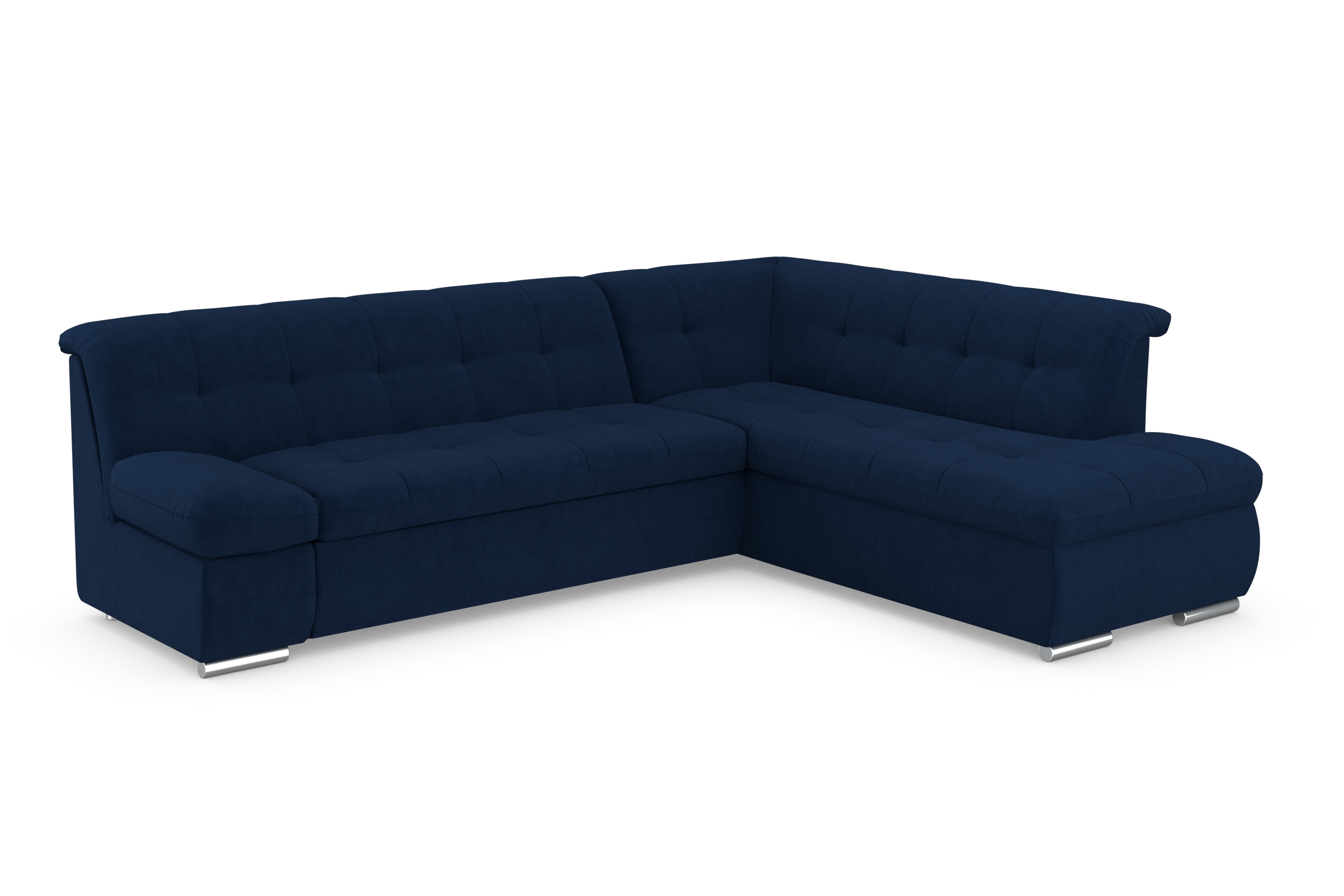DOMO collection Ecksofa "MONA 271x213 cm, modern und komfortabel" whlw. mit Bett- und Armlehnfunktion, L-Form