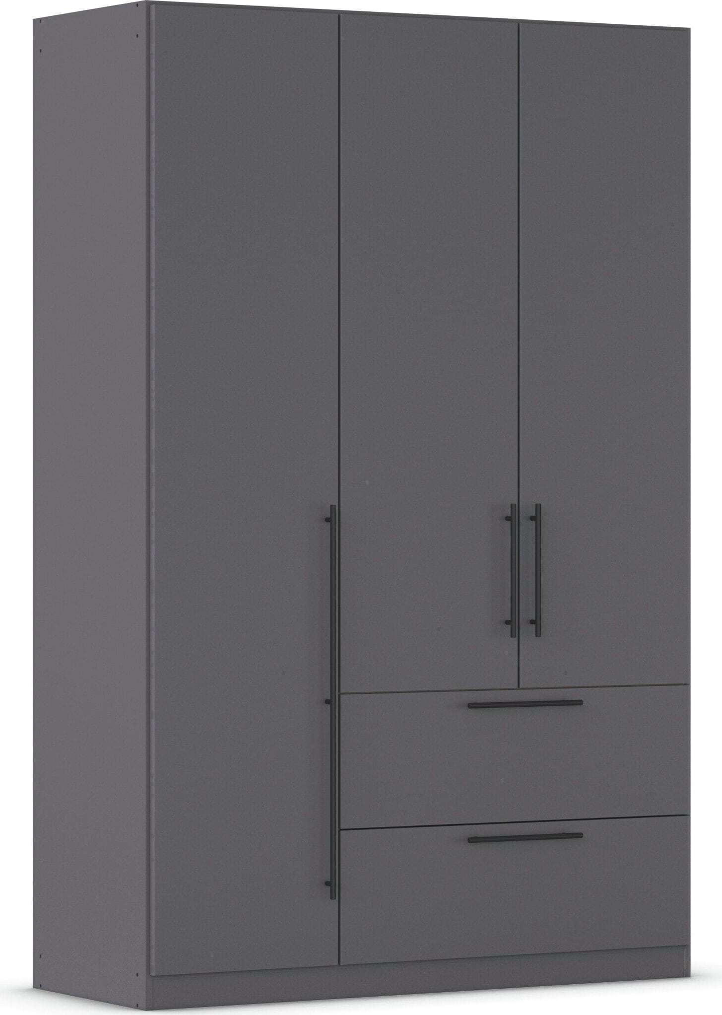 OTTO home Kleiderschrank "Mehrzweckschrank Aktenschrank Möbel Mietswohnung Schlafzimmer AVOLA" 3 verschiedene Ausstattungen BASIC/CLASSIC/PREMIUM (inkl. SOFT-CLOSE), mit hochwertigen Stangengriffen aus Metall in Schwarz MADE IN GERMANY
