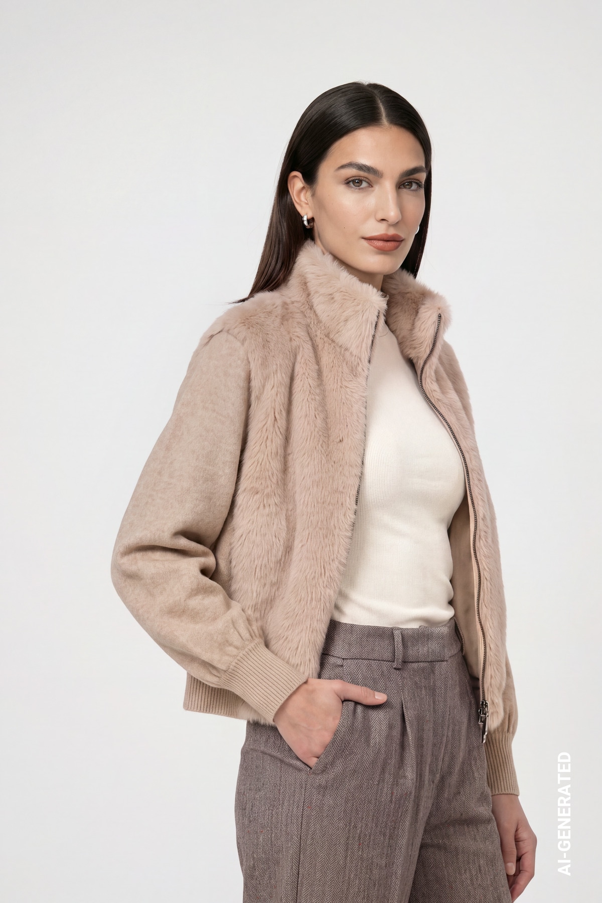 Monari Strickjacke Regular fit mit Stehkragen