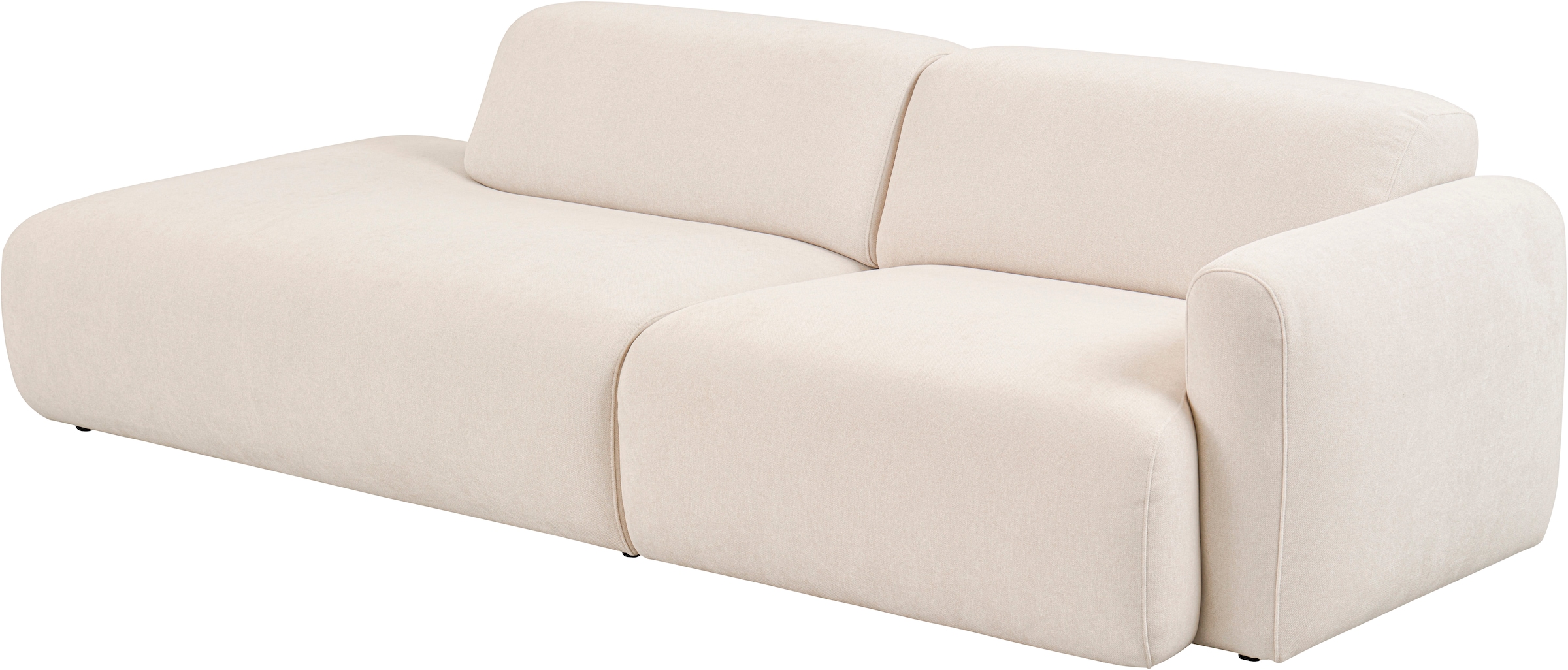 andas 2-Sitzer »Myrland«, Breite 220 cm, Chenille, Easy Clean Stoff, mit Kaltschaum