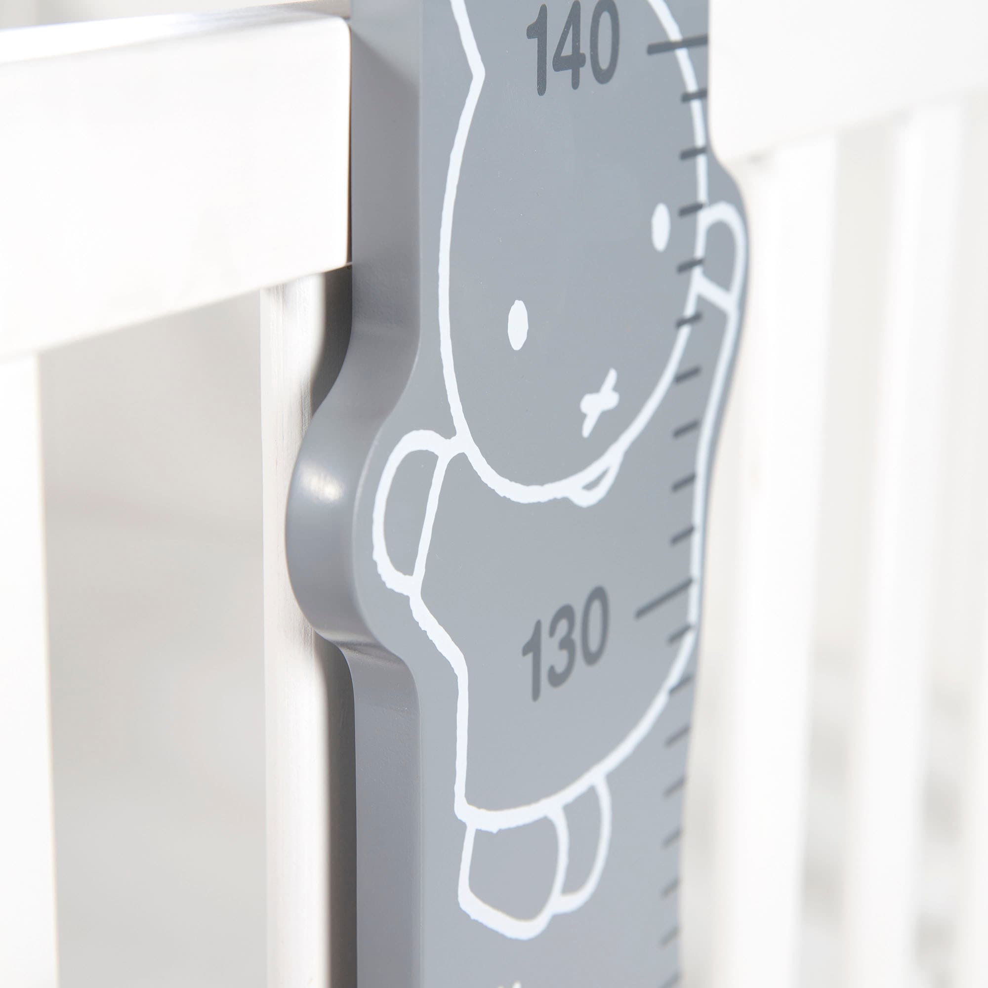 roba® Messlatte »miffy®, grau«, Skala von 70 cm bis 150 cm