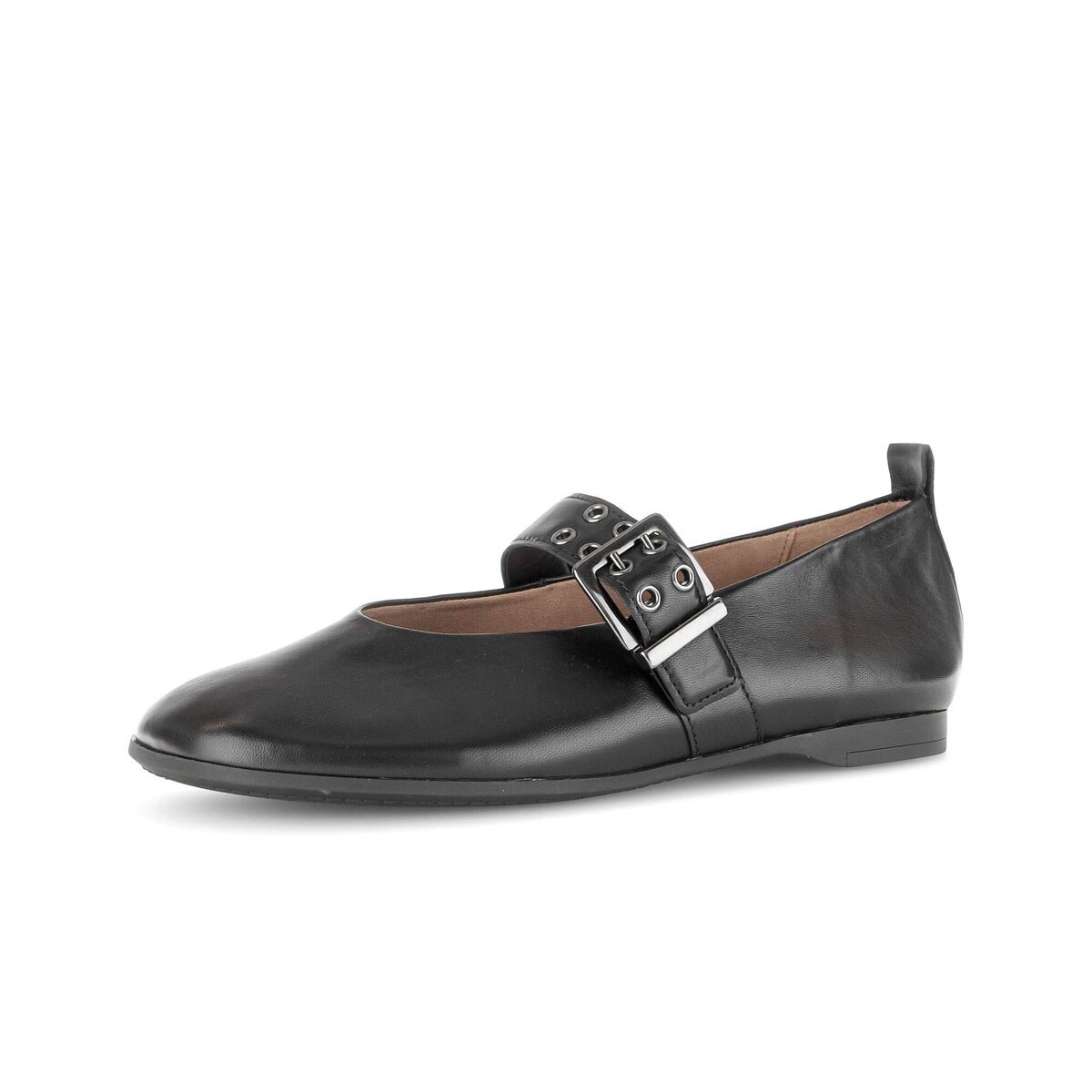 Ballerina GABOR "Eleganter Ballerina", Damen, Gr. 38, schwarz, Schuhe Ballerina