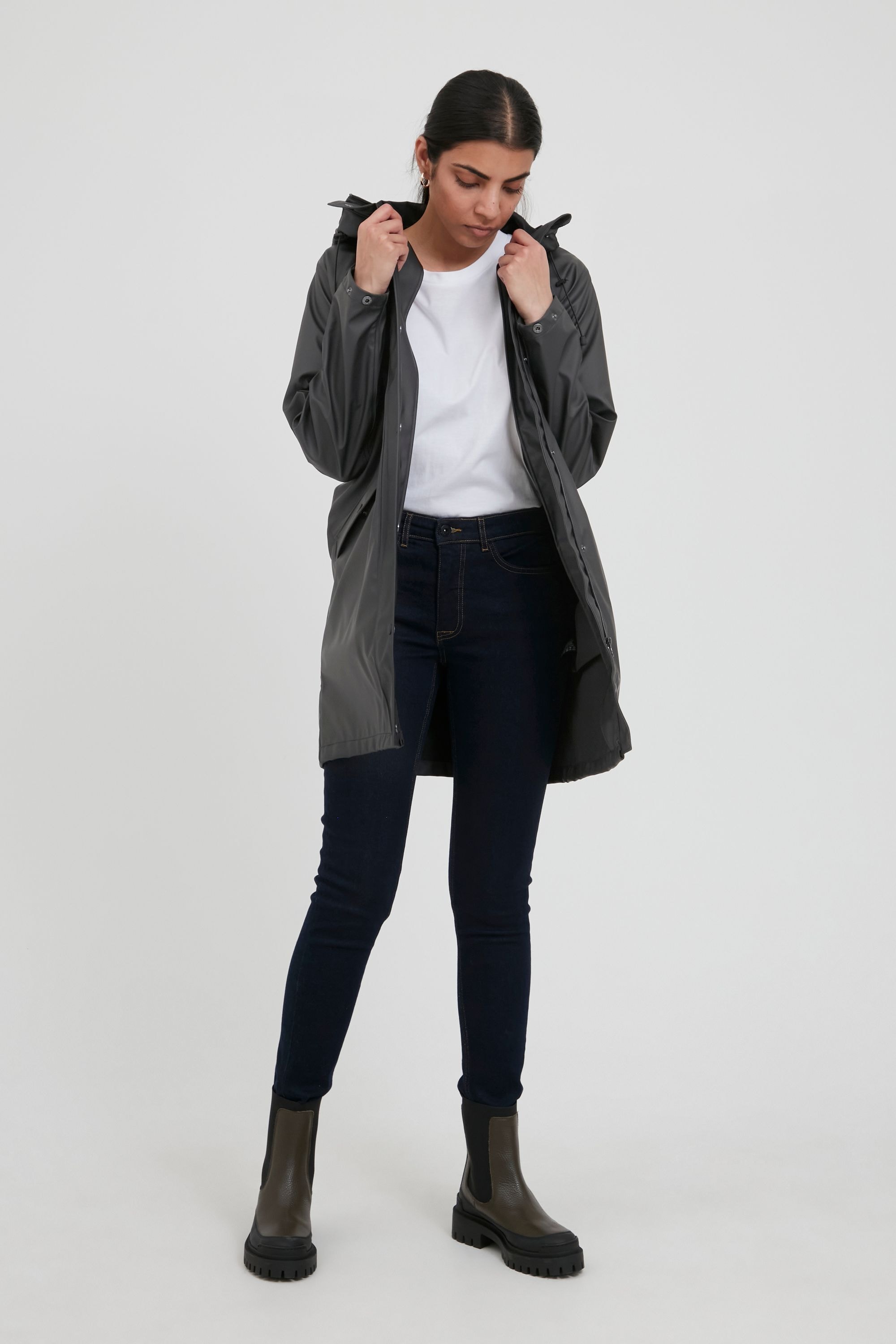 Ichi Regenjacke »Regenjacke IHTazi«, mit Kapuze