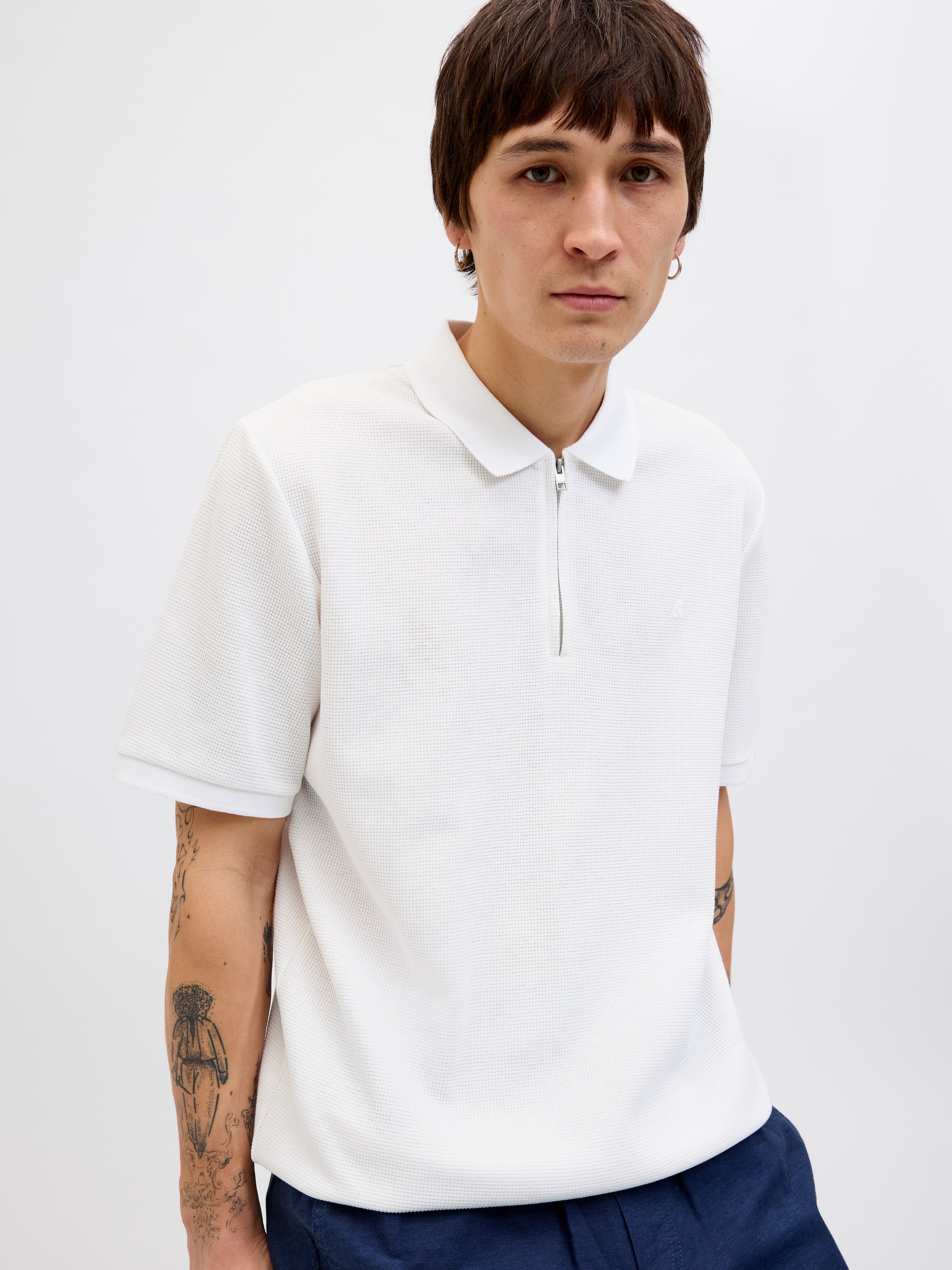Jack & Jones Poloshirt "JJEAUSTIN ZIP POLO SS NOOS" günstig online kaufen