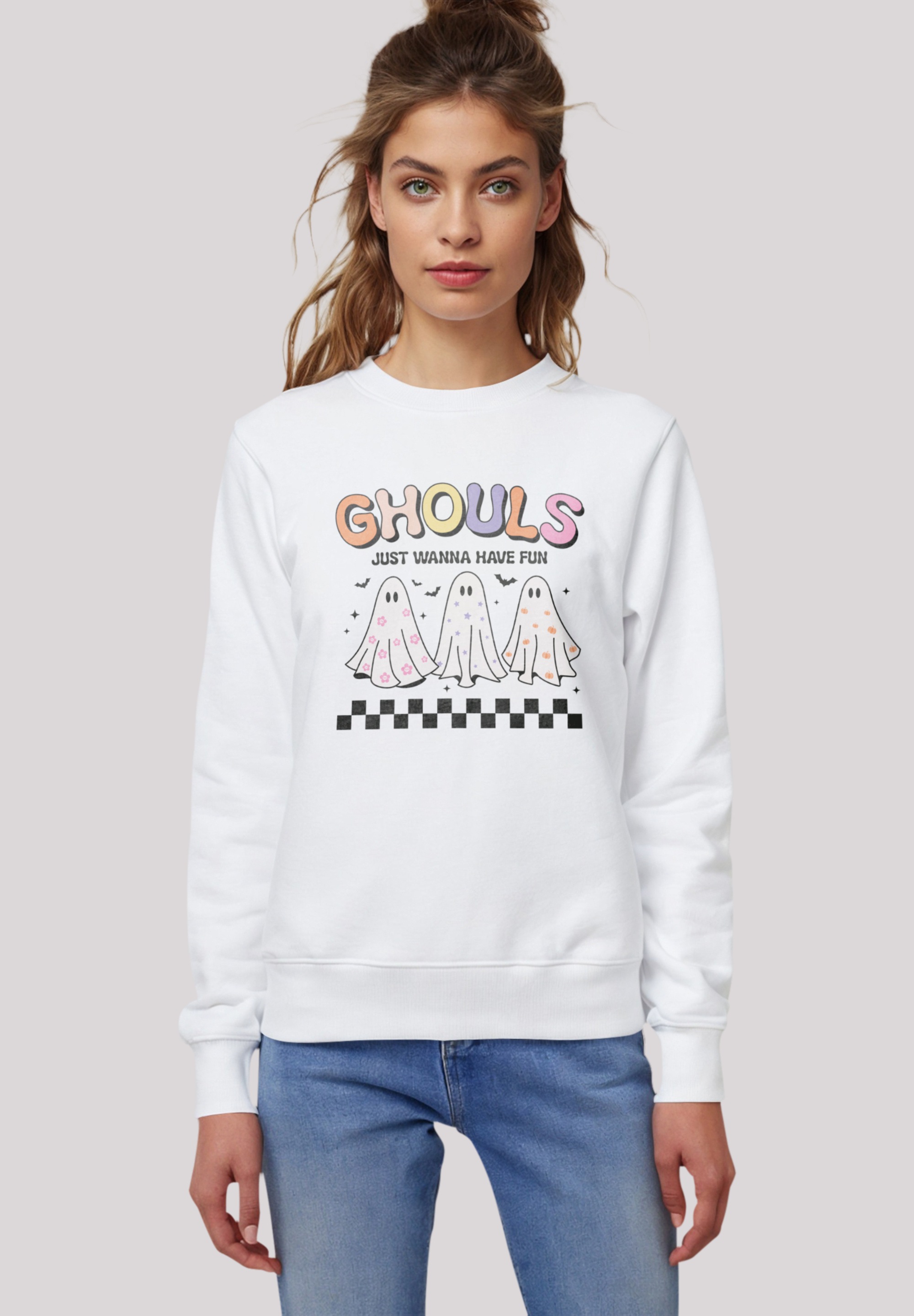 F4NT4STIC Sweatshirt "Retro Halloween Ghouls just wanna have fun", Premium günstig online kaufen