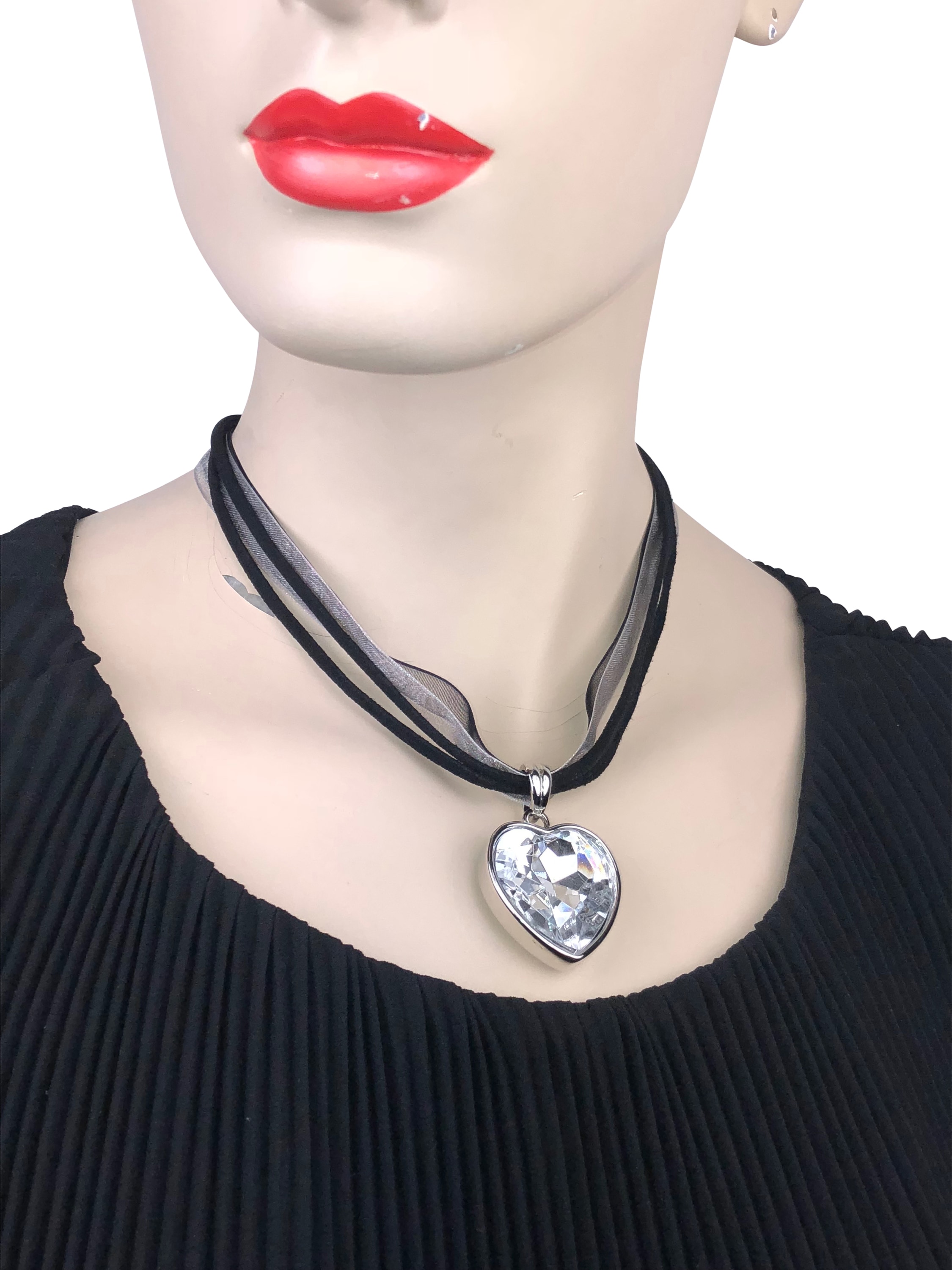 Allgäu Rebell Kette mit Anhänger »Gitti« mit Herzanhänger