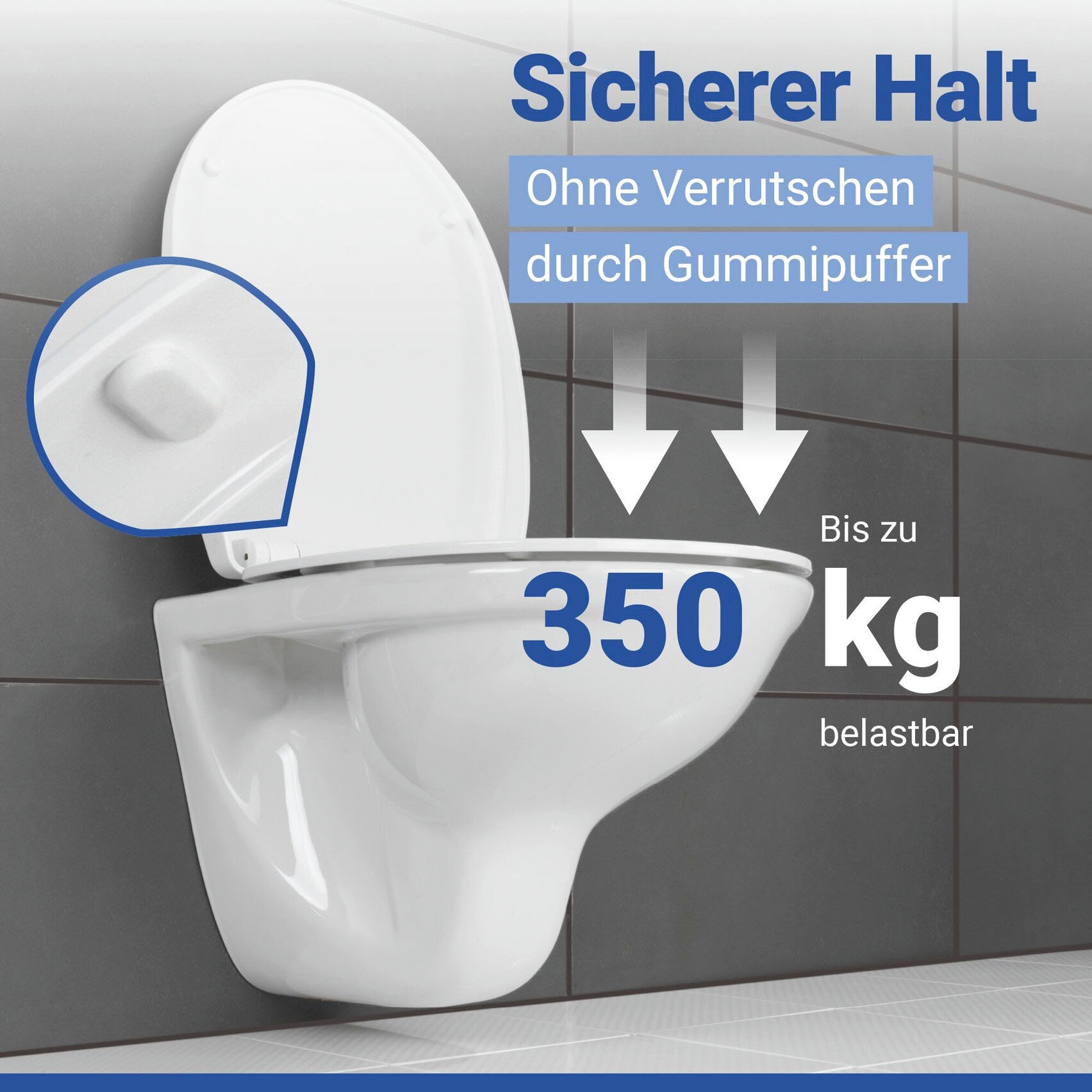 WENKO WC-Sitz »Yak« mit Softclose, aus Thermoplast