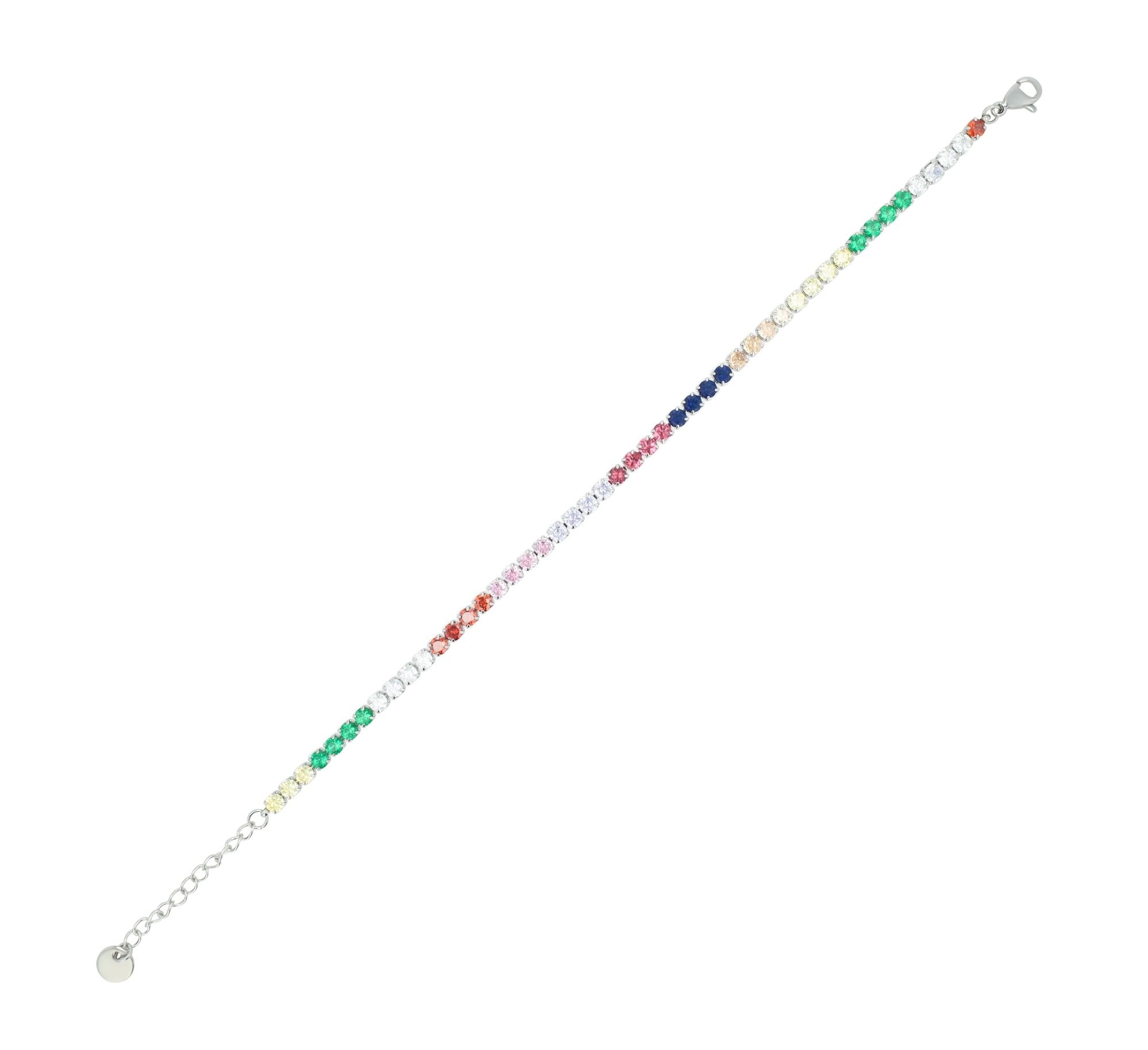 Adelia´s Armband »Armband aus Edelstahl mit Strass Steinchen 17 cm« Ideal als Geschenk zum einen besonderen Tag