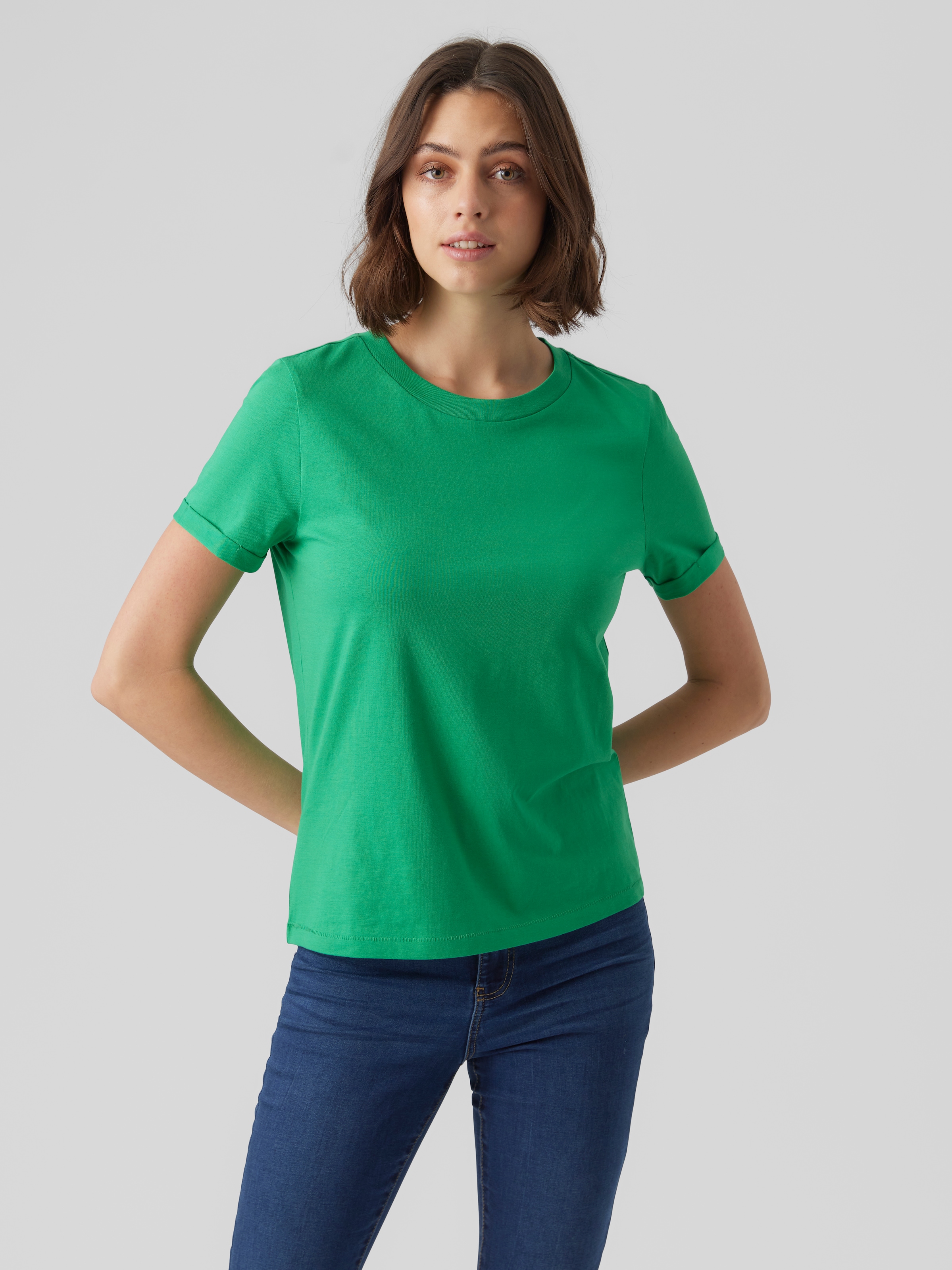 Vero Moda Kurzarmshirt "VMPAULA S/S T-SHIRT NOOS" günstig online kaufen