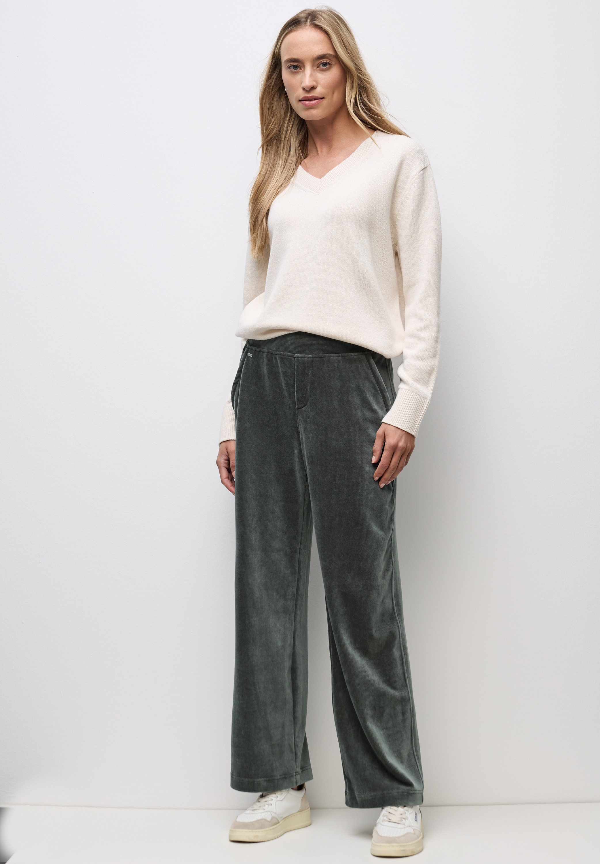 STREET ONE Cordhose, High Waist