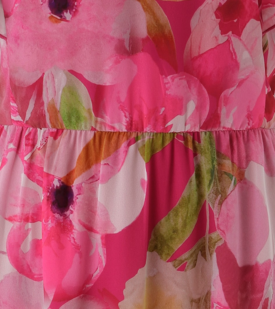 Aniston SELECTED Midikleid mit traumhafter, floraler Musterung - NEUE KOLLEKTION