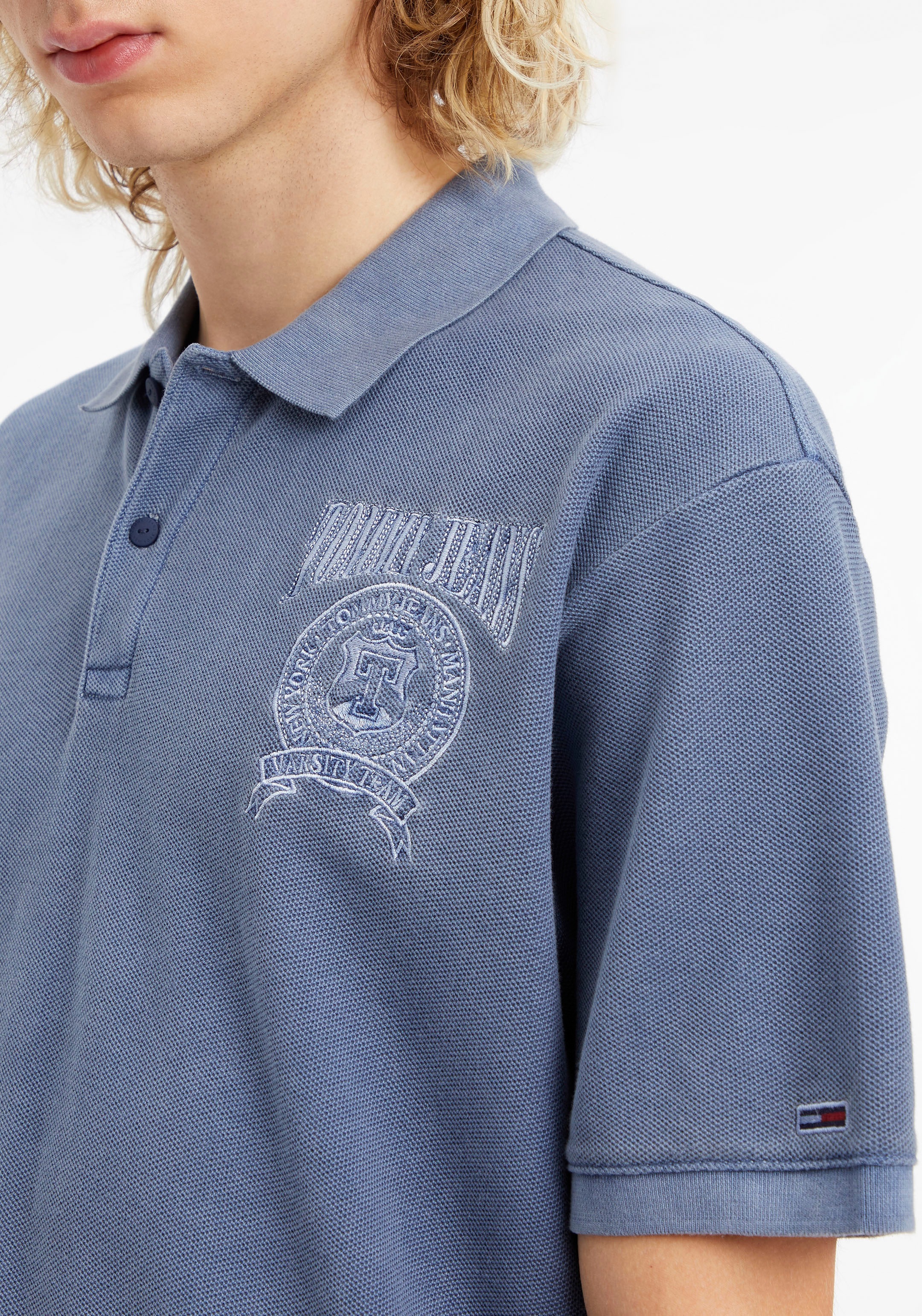 RLXD BAUR POLO« Jeans VARSITY ▷ Tommy kaufen Poloshirt »TJM |