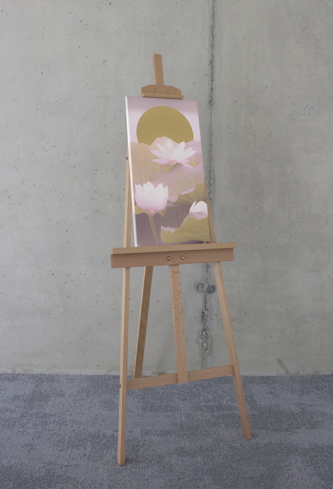 Leinwandbild KOMAR "Ombré Rosé - Größe 30 x 60 cm", bunt (farbe bild(er): bunt), B:30cm, Holz, Papier, Bilder, Leinwandbild, Keilrahmenbild mi Echtholzrahmen 2
