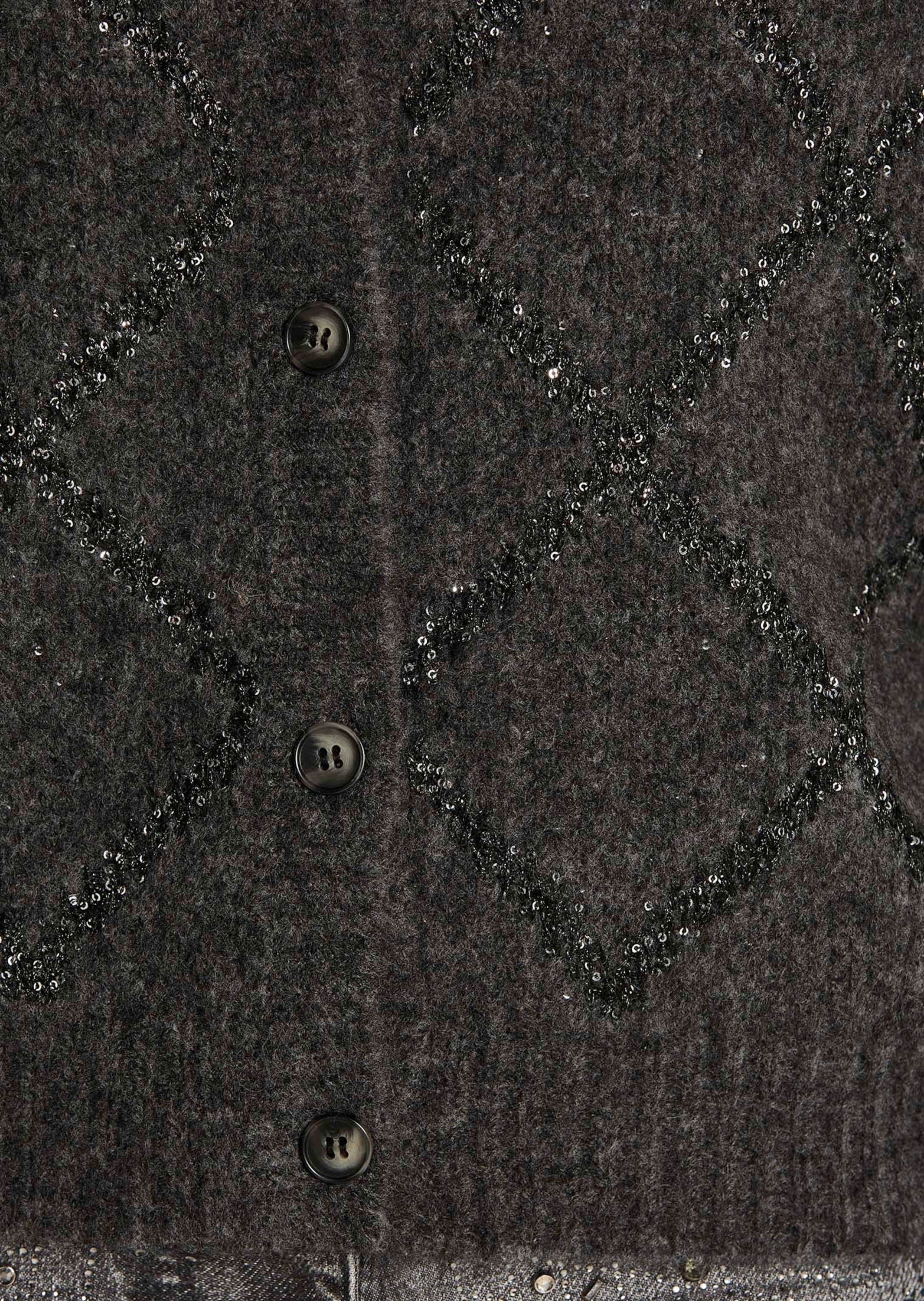 MADELEINE Strickjacke »Strickjacke Rauten-Cardigan mit Pailletten«