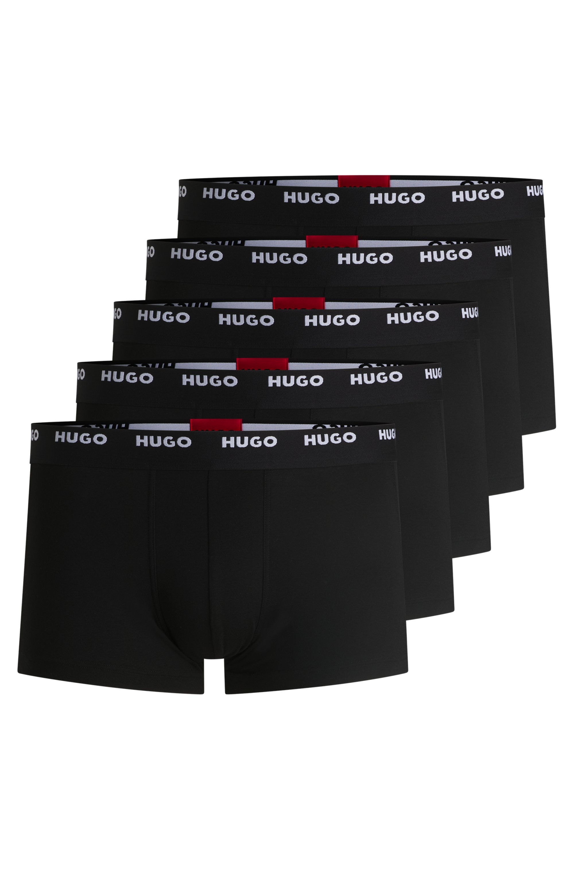 HUGO Underwear Trunk "TRUNK FIVE PACK" 5 Stk. mit HUGO Logoschriftzug am Bu günstig online kaufen