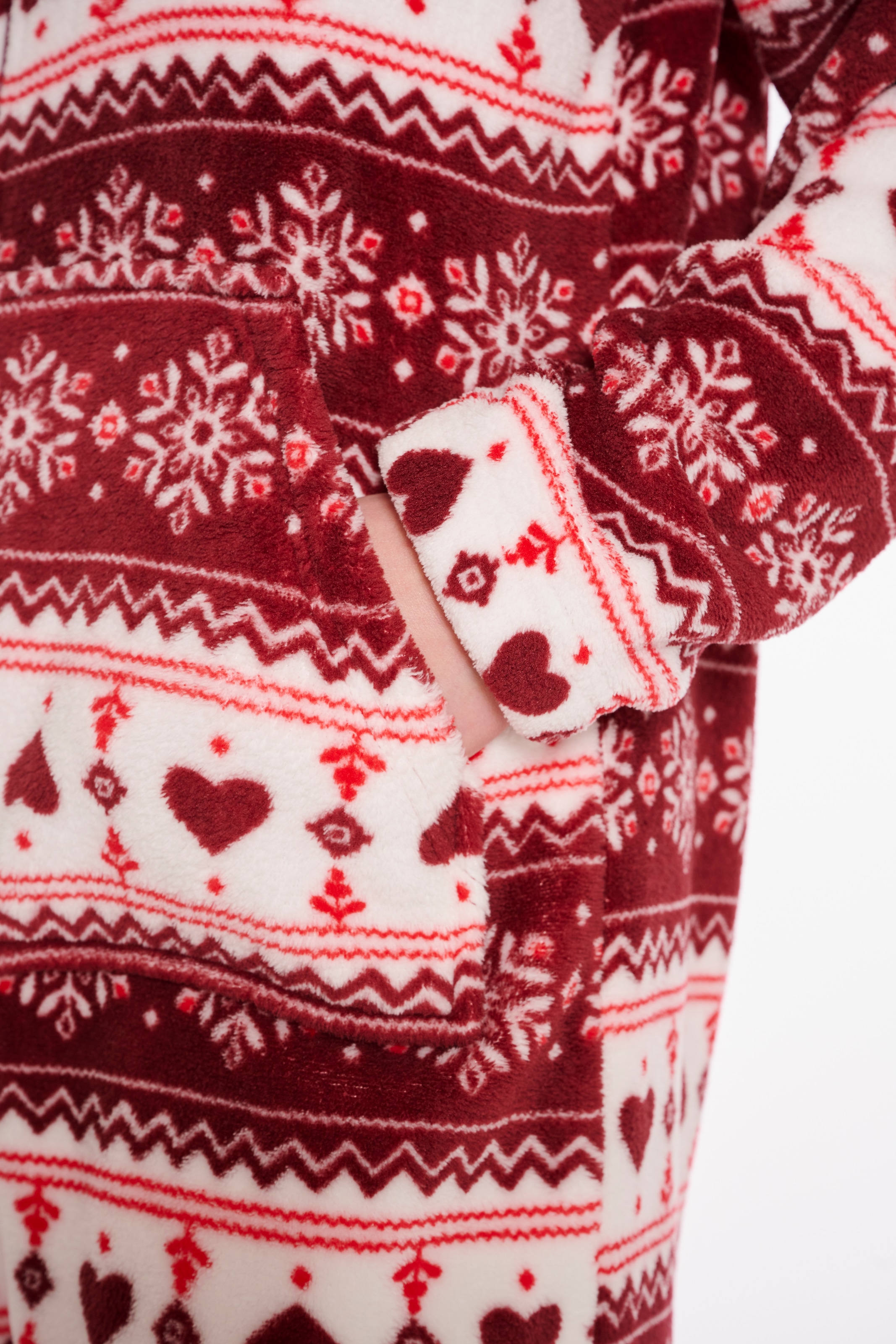 HaILY’S Fleeceoverall »LG P RP Me44lly« perfekt für die Winter und Weihnachtszeit