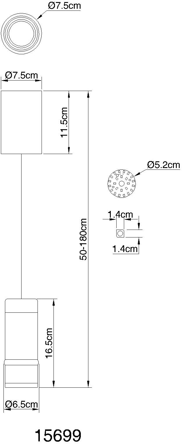 GLOBO LIGHTING LED Pendelleuchte »ALVARADO«, Leuchtmittel LED-Modul | LED fest integriert, Hängelampe/Hängeleuchte/Wohnzimmer/Esstisch/Lichtkegel verstellbar