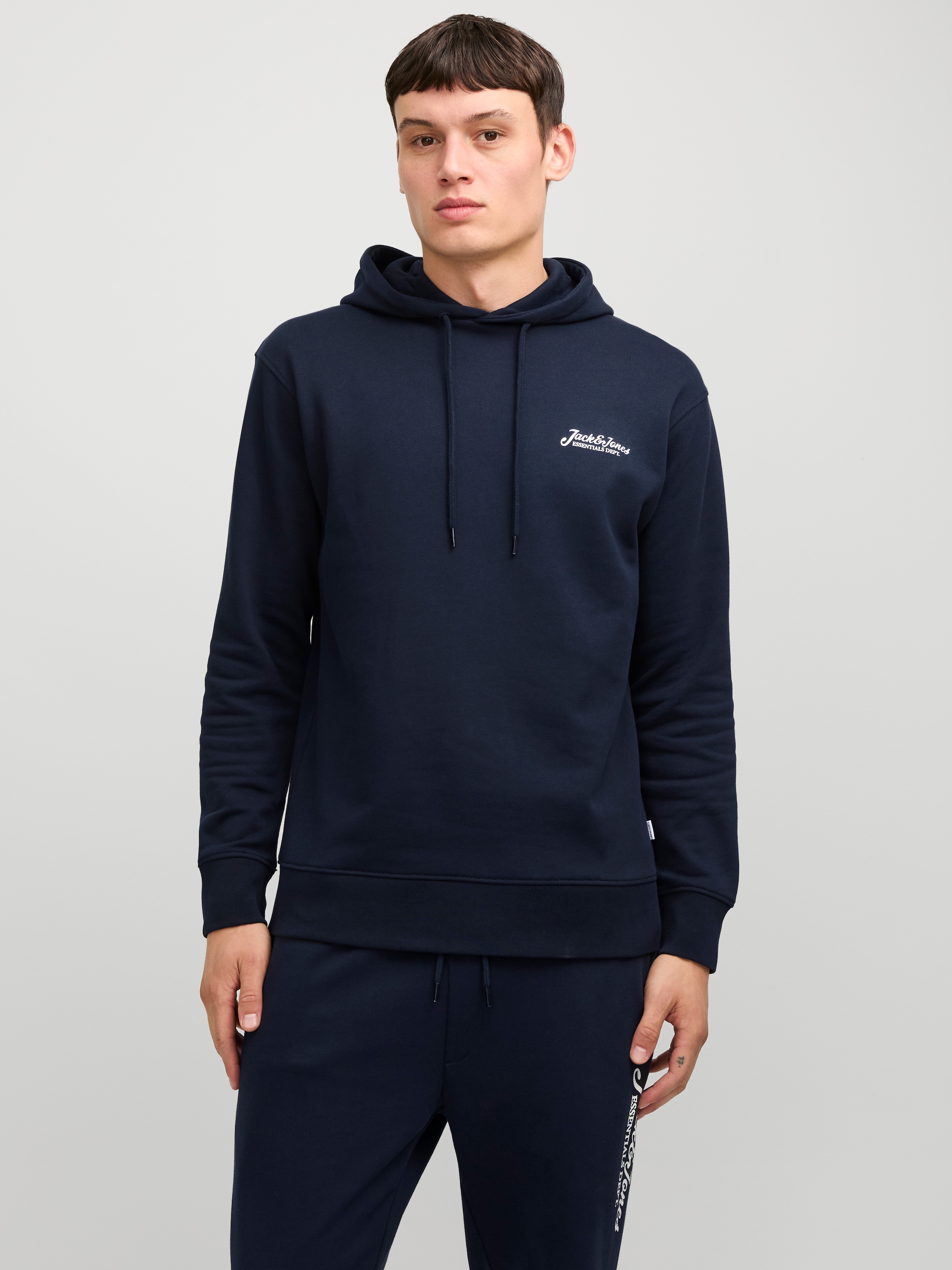 Jack & Jones Kapuzensweatshirt "JJBEAU – Sweater mit Logodruck, Slim Fit un günstig online kaufen
