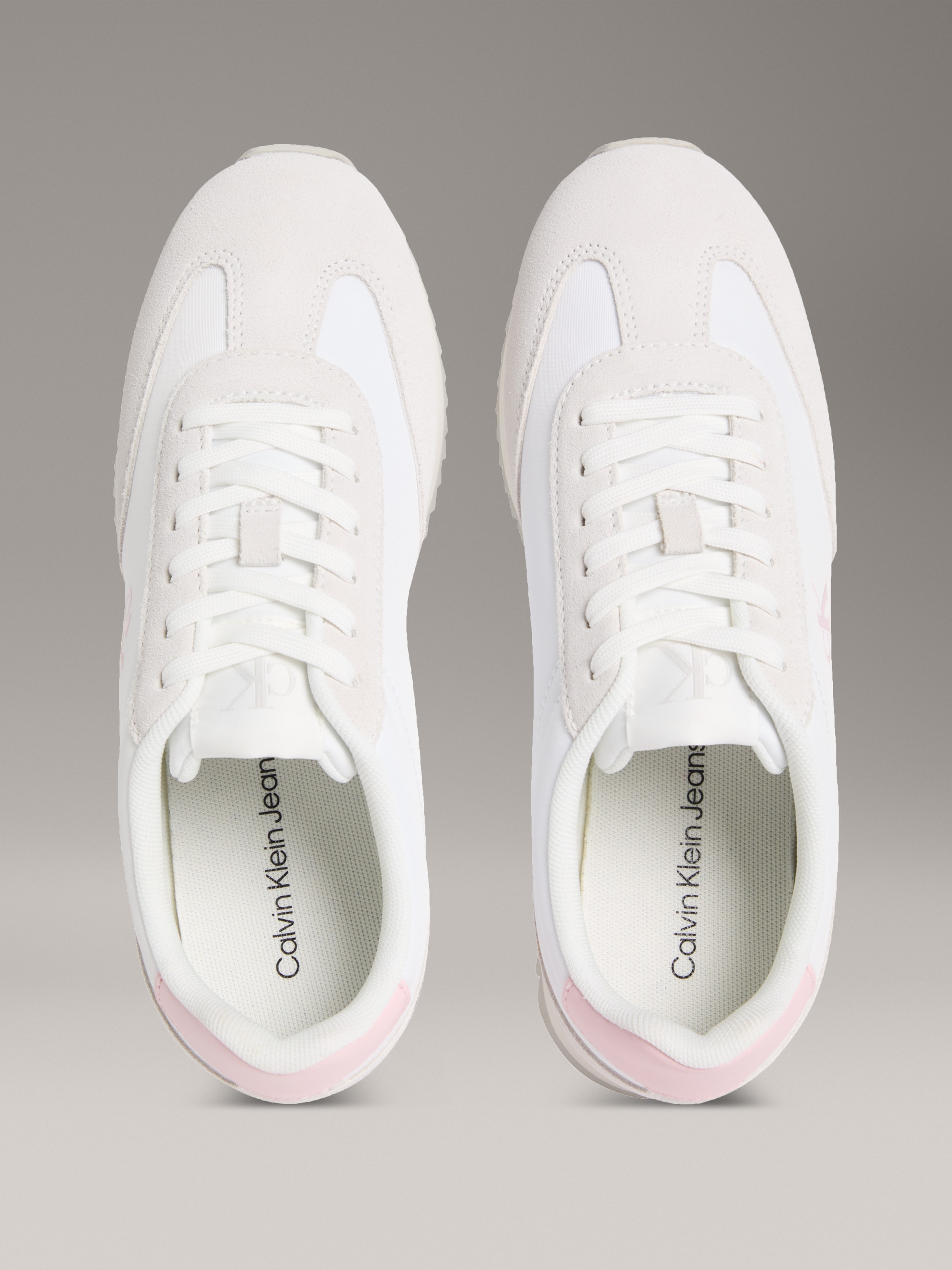 Calvin Klein Jeans Sneaker »RUNNER LACEUP MG NYLON MIX«, Schnürschuh, Halbschuh, Runner-Sneaker mit seitlichem CK-Logo