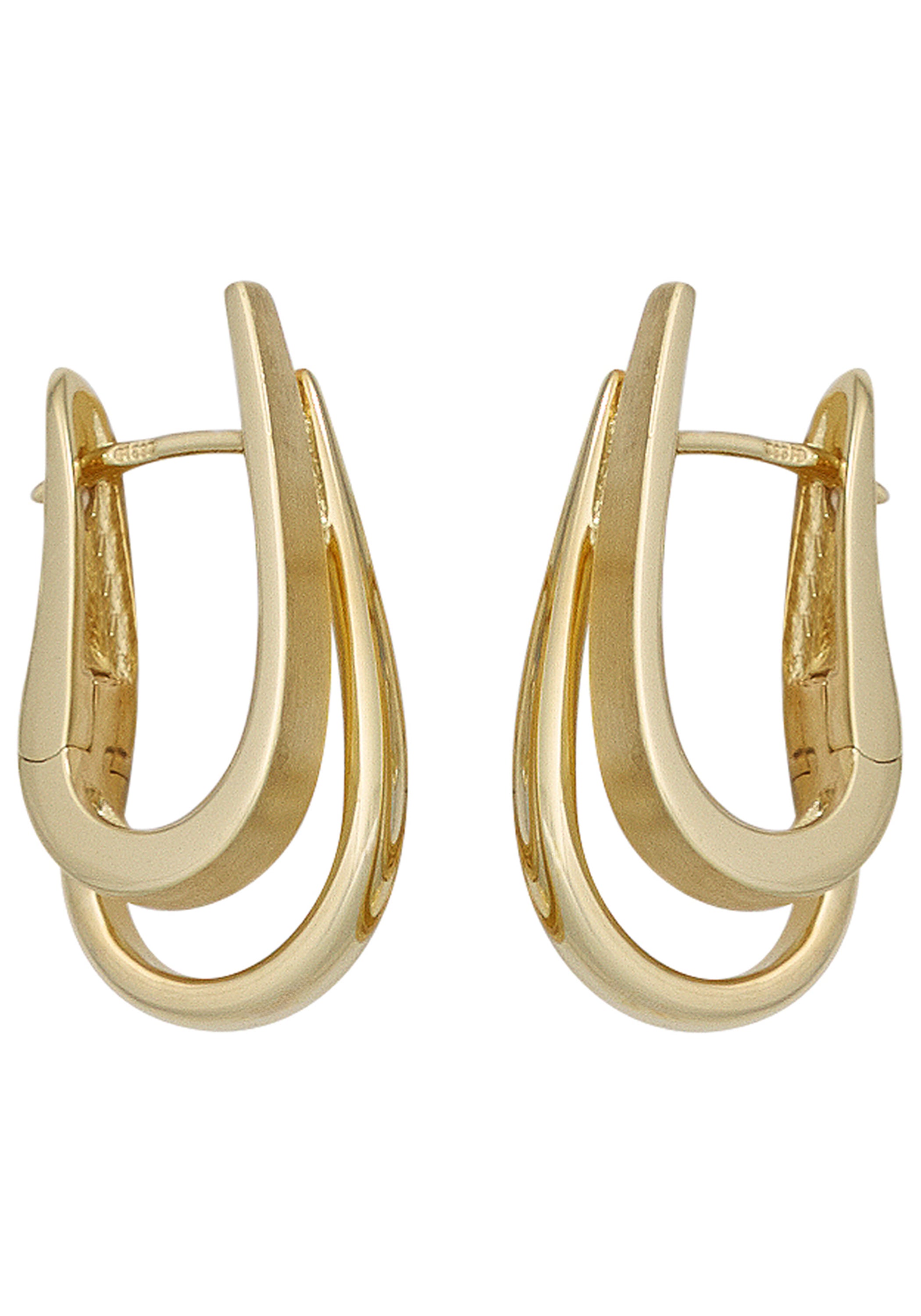 JOBO Paar Creolen 585 Gold