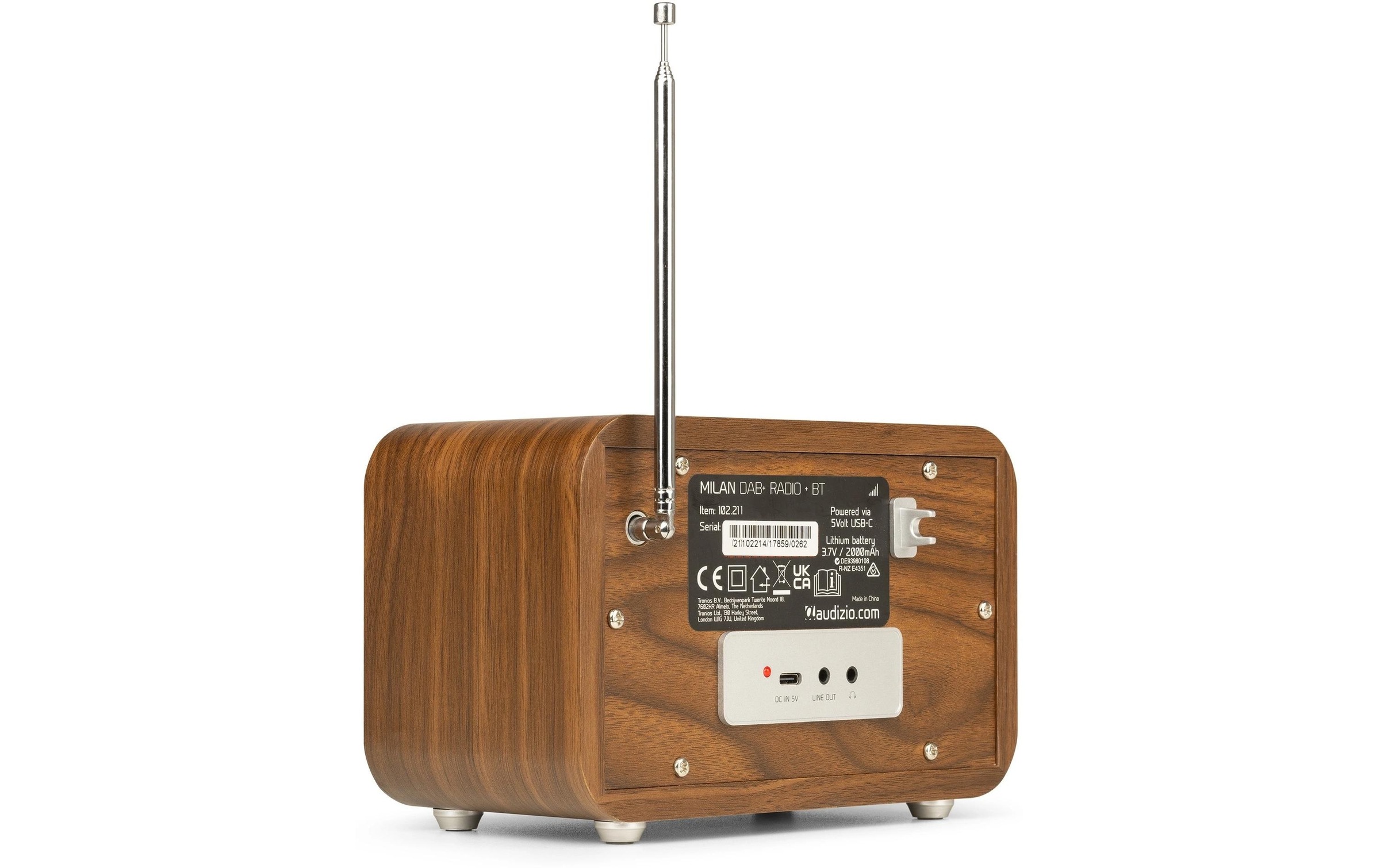 AUDIZIO Digitalradio (DAB+) »DAB+ Radio Milan« ( Digitalradio (DAB+) | FM-Tuner )