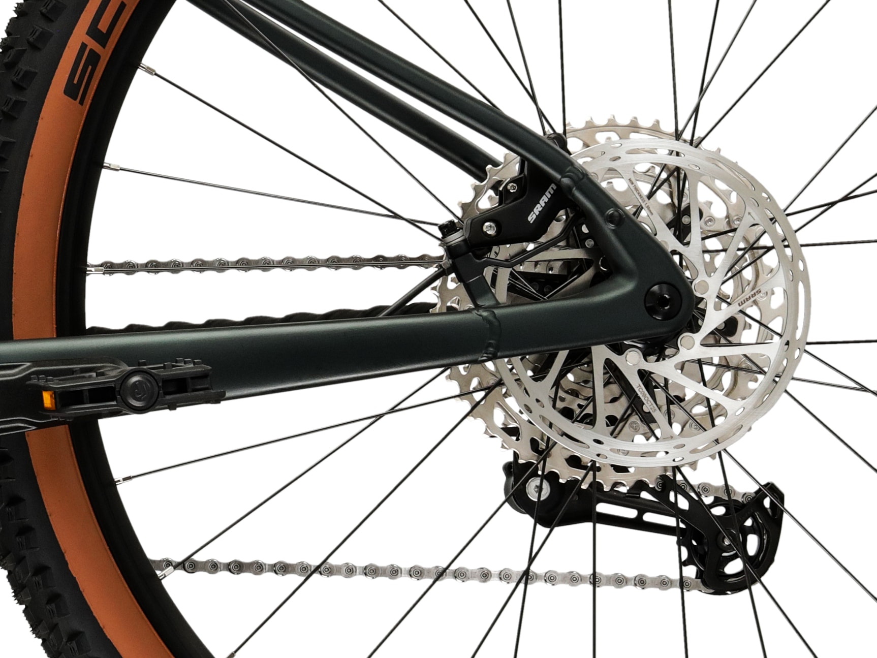 Kross »Influx Hybrid 4.0 21,3Ah / 800 Wh 29 Zoll grün 12 Gänge 2026« 12 Gang Shimano DEORE M6100 Schaltwerk Kettenschaltung Mittelmotor 250 W