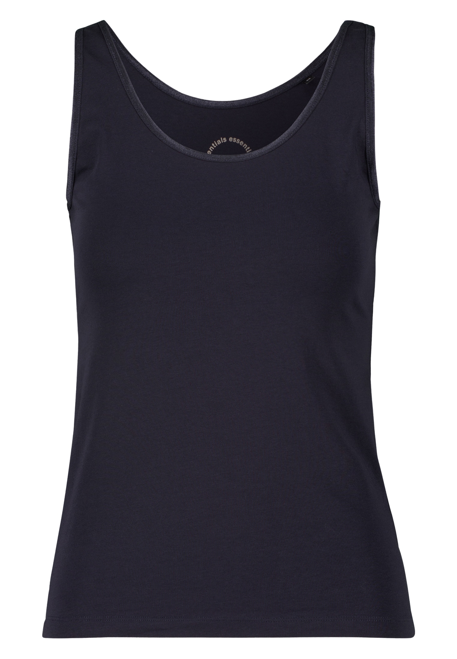 Zero Tanktop »zero Baumwoll-Top mit Rundhalsausschnitt«, weiteres Detail
