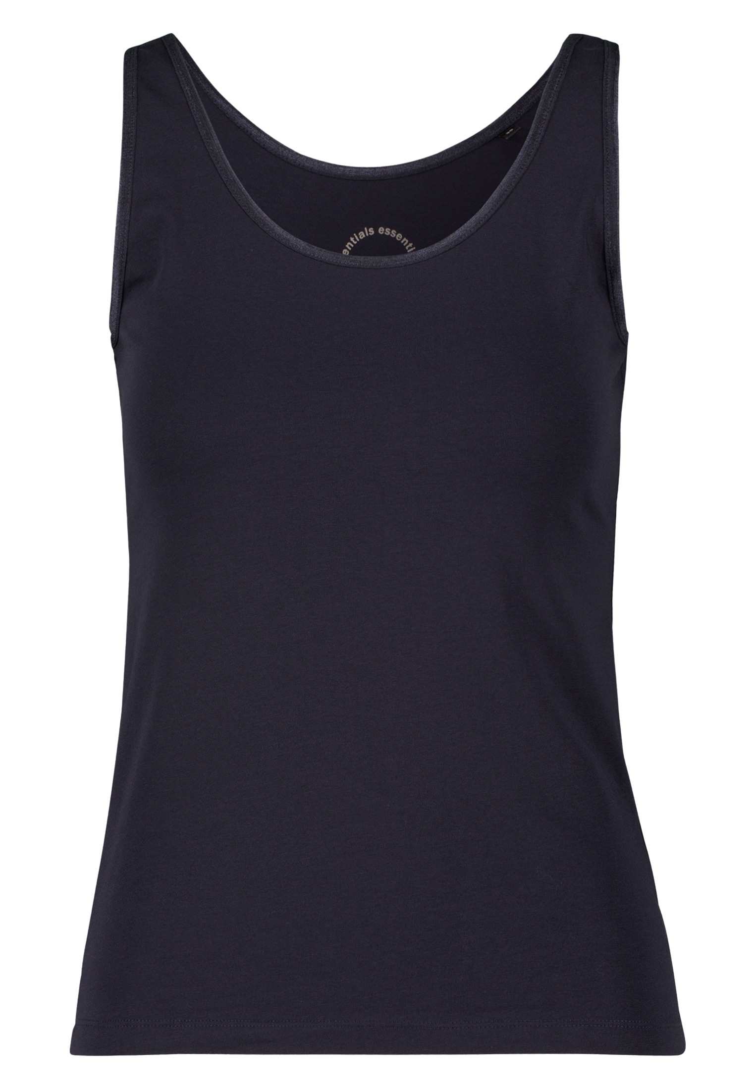 Zero Tanktop "Damen Baumwoll-Top mit Rundhalsausschnitt" weiteres Detail günstig online kaufen