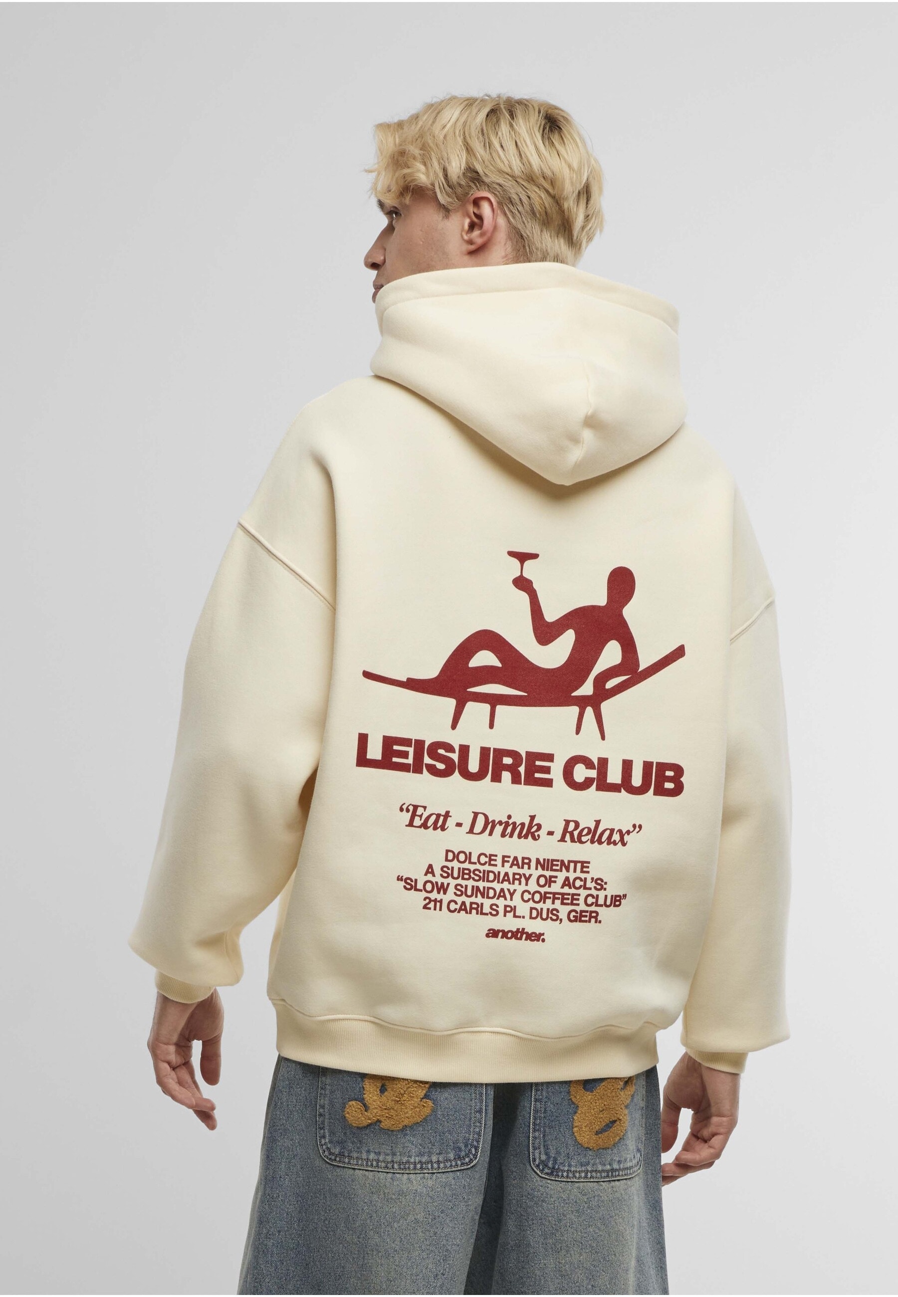 Another Cotton Lab Kapuzensweatshirt »Another Cotton Lab Leisure Club Oversized Hoodie«, 1
