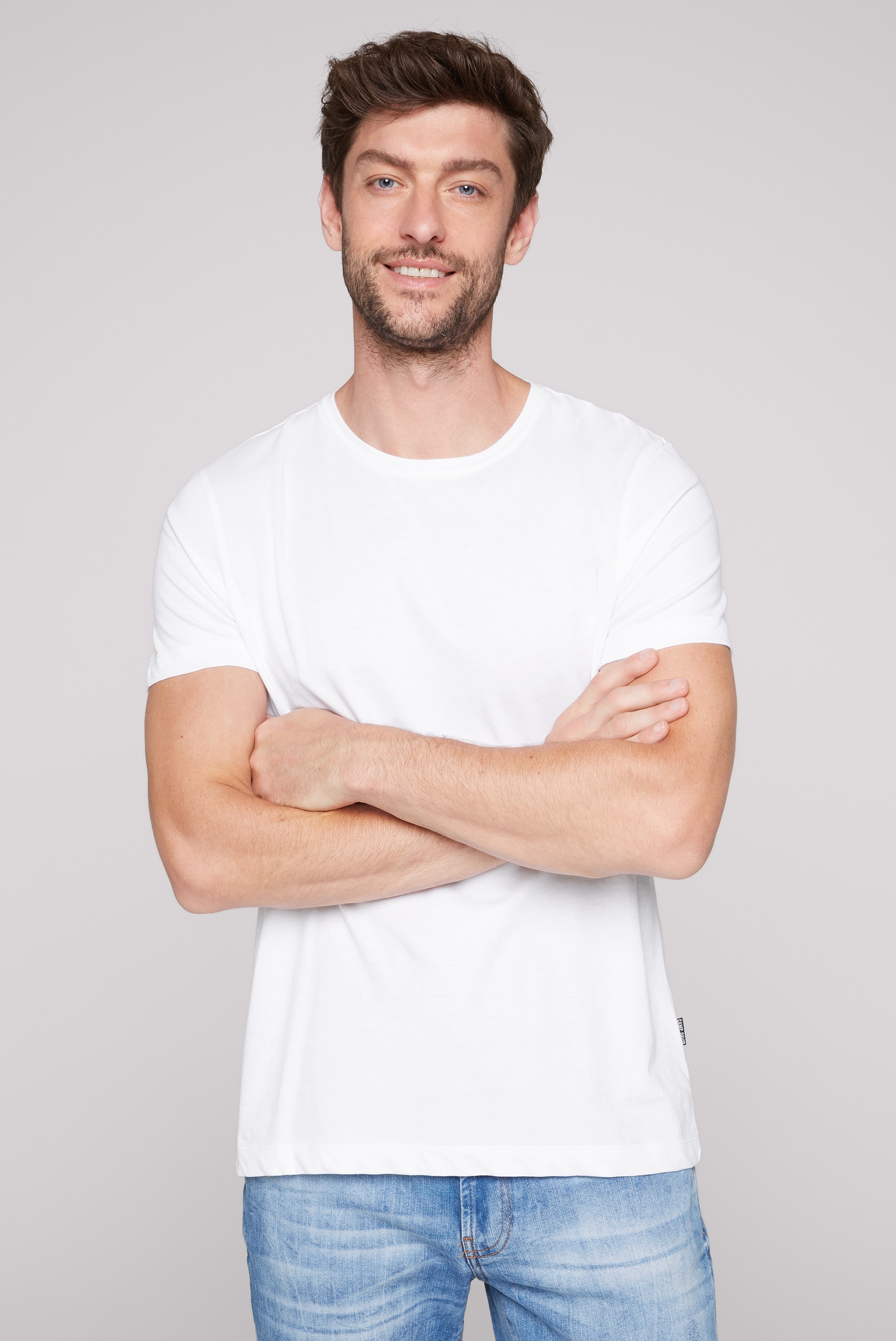 CAMP DAVID T-Shirt, (2 tlg.), im 2er Pack mit Rundhals