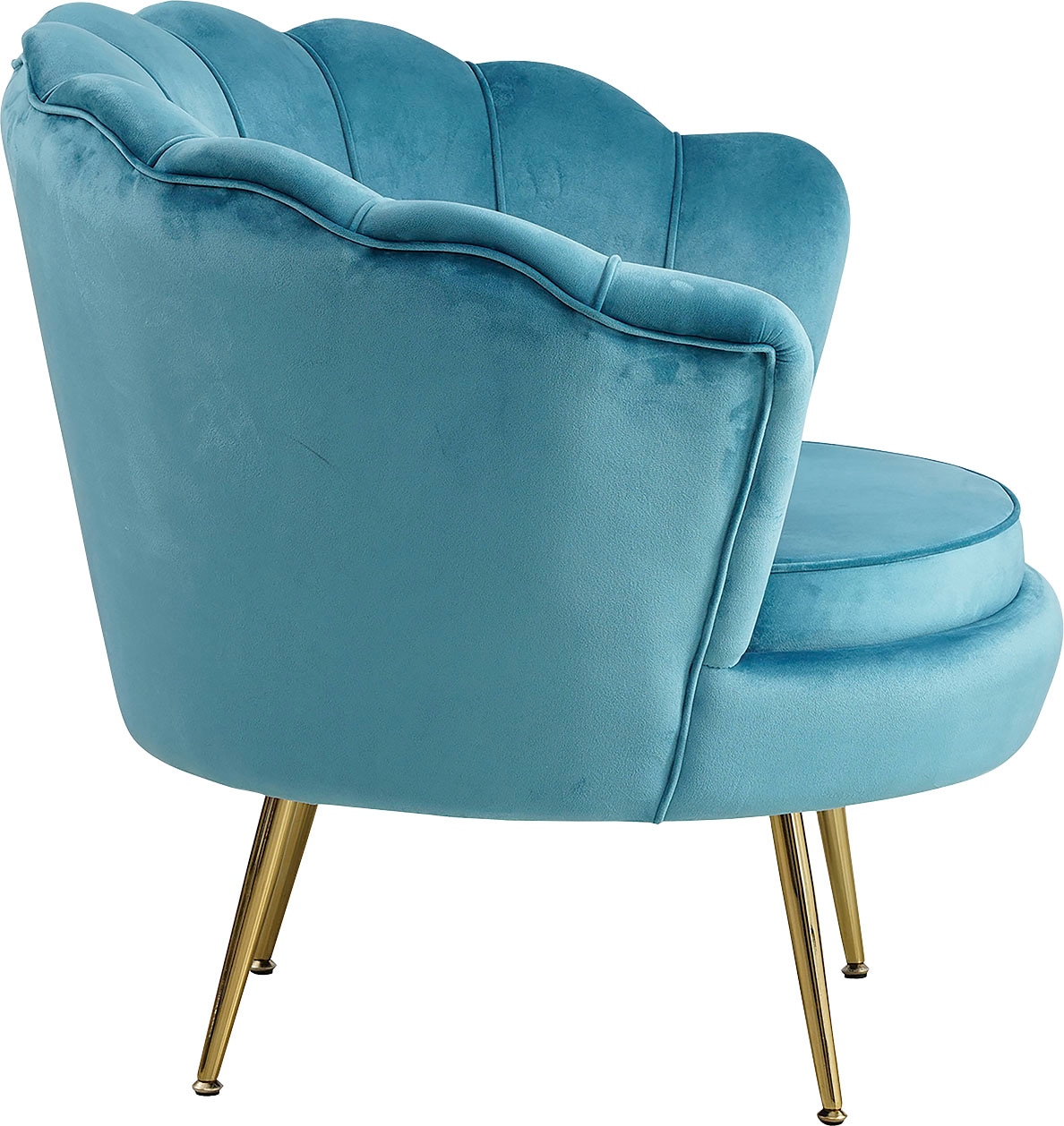 SalesFever Loungesessel »Clam - Design Loungesessel«, Prachtvoll extravagantes Design im Muschel-Look