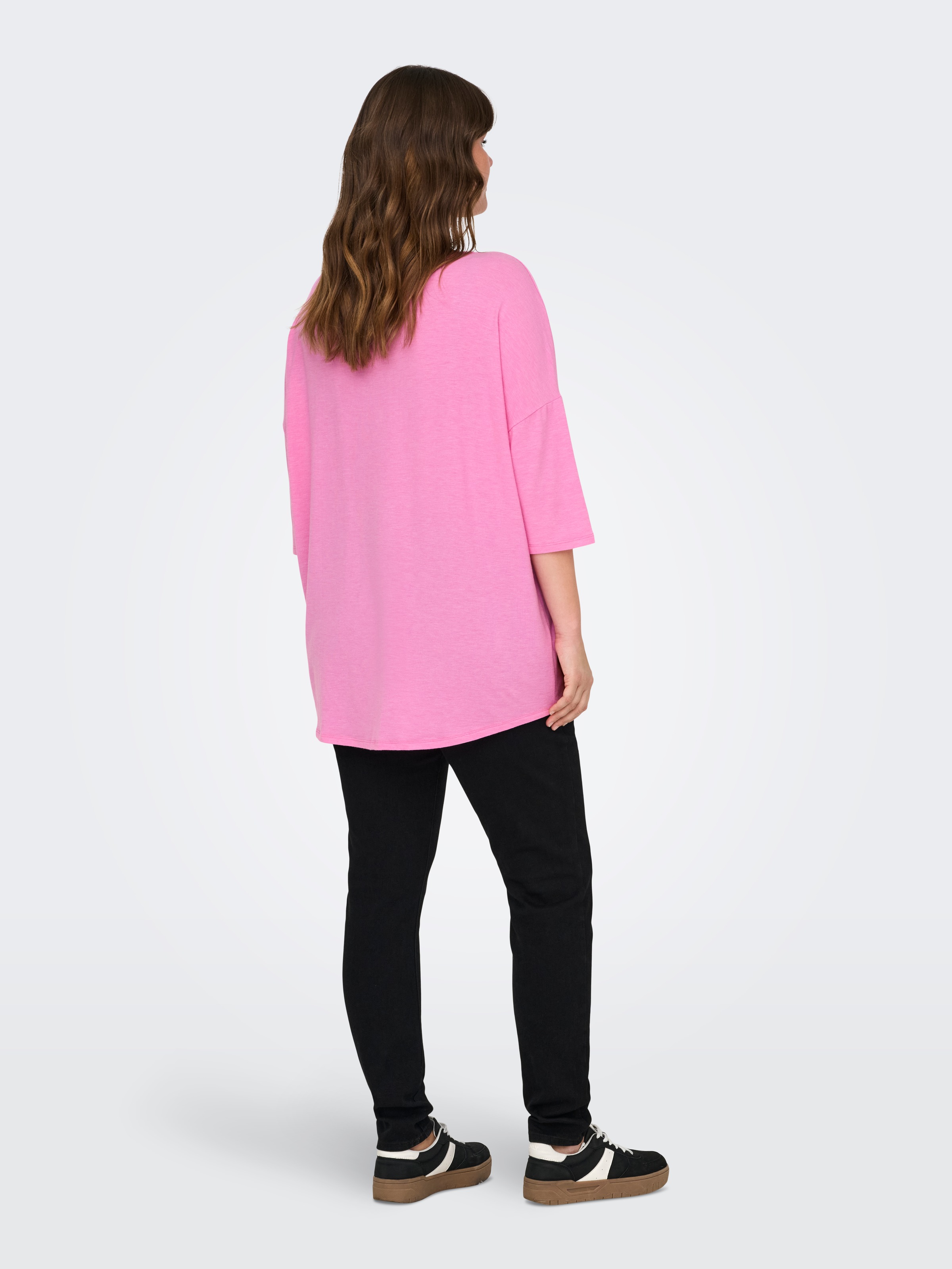 ONLY CARMAKOMA 3/4-Arm-Shirt »CARLAMOUR 3/4 TOP JRS NOOS«