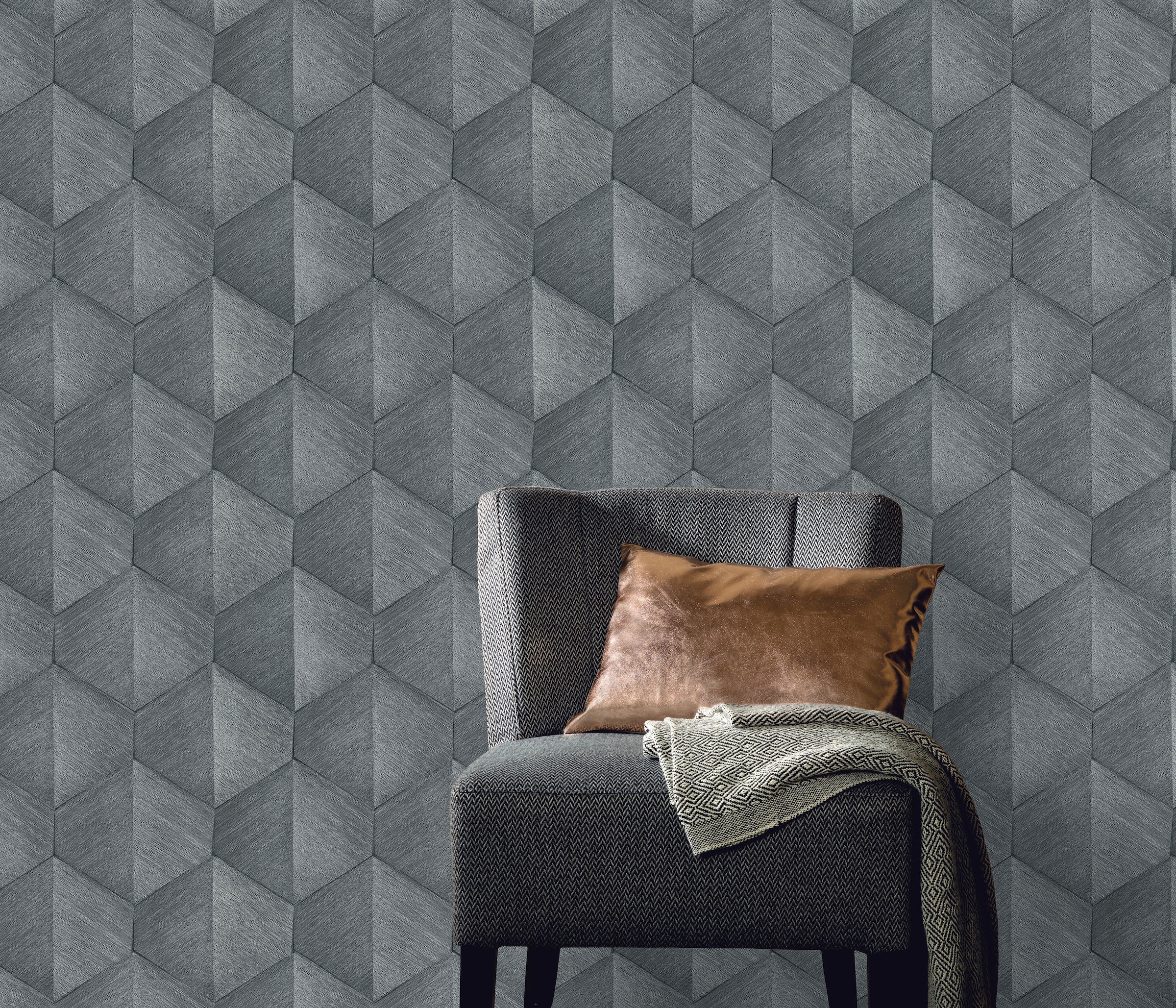 Fashion for walls Vliestapete "Prisma" 3D-Optik geprägt Phthalate frei