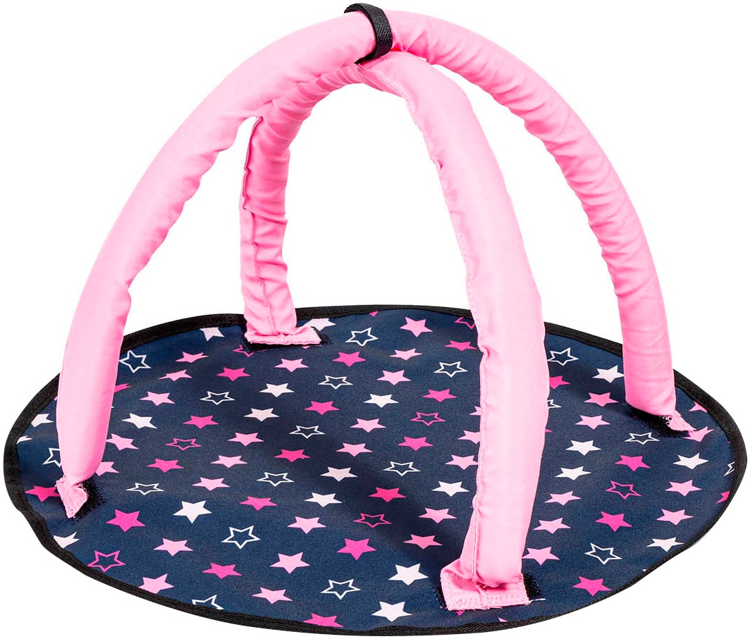Bayer Kombi-Puppenwagen »Xeo Deluxe, blau/rosa«, (Set)