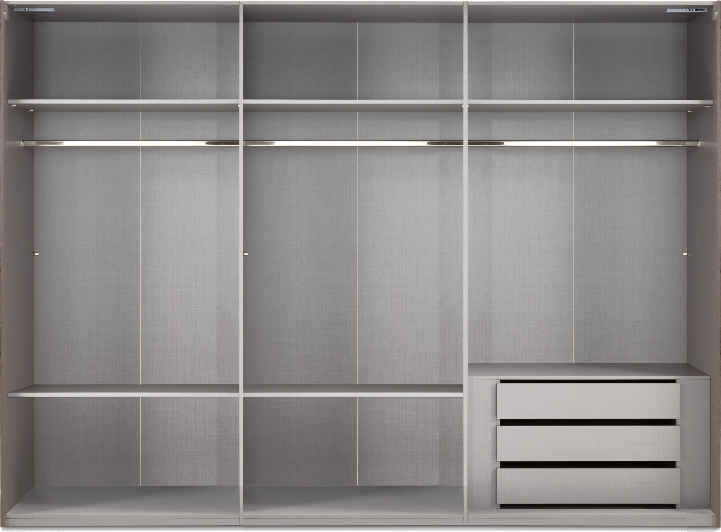 Wimex Schwebetürenschrank »Ernie Kleiderschrank mit Spiegel, Made in Germany TOPSELLER«, (Wähle aus verschiedenen Größen deinen perfekten Stauraum!), Schlafzimmerschrank weiß 270cm Breit Preisknaller Premium