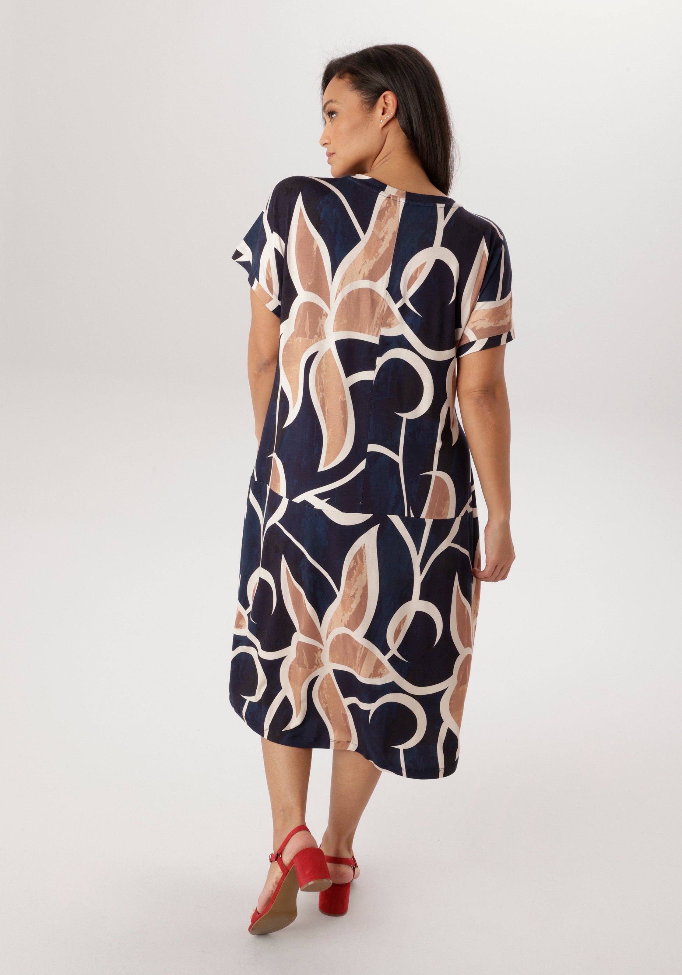 Aniston PLUS Jerseykleid in bequemes Jersey-Qualität - NEUE KOLLEKTION günstig online kaufen