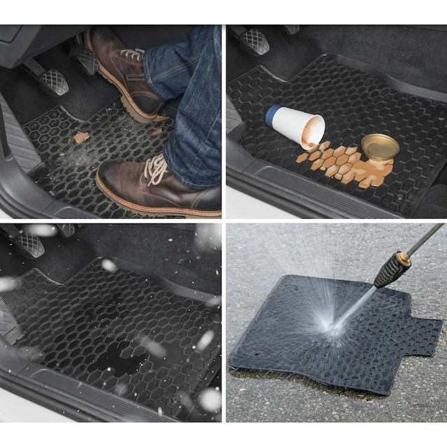 Black Friday WALSER Passform-Fußmatten, (4 St.), für BMW 3 03/2011-Heute, BMW  4 Coupe 07/2013-Heute | BAUR