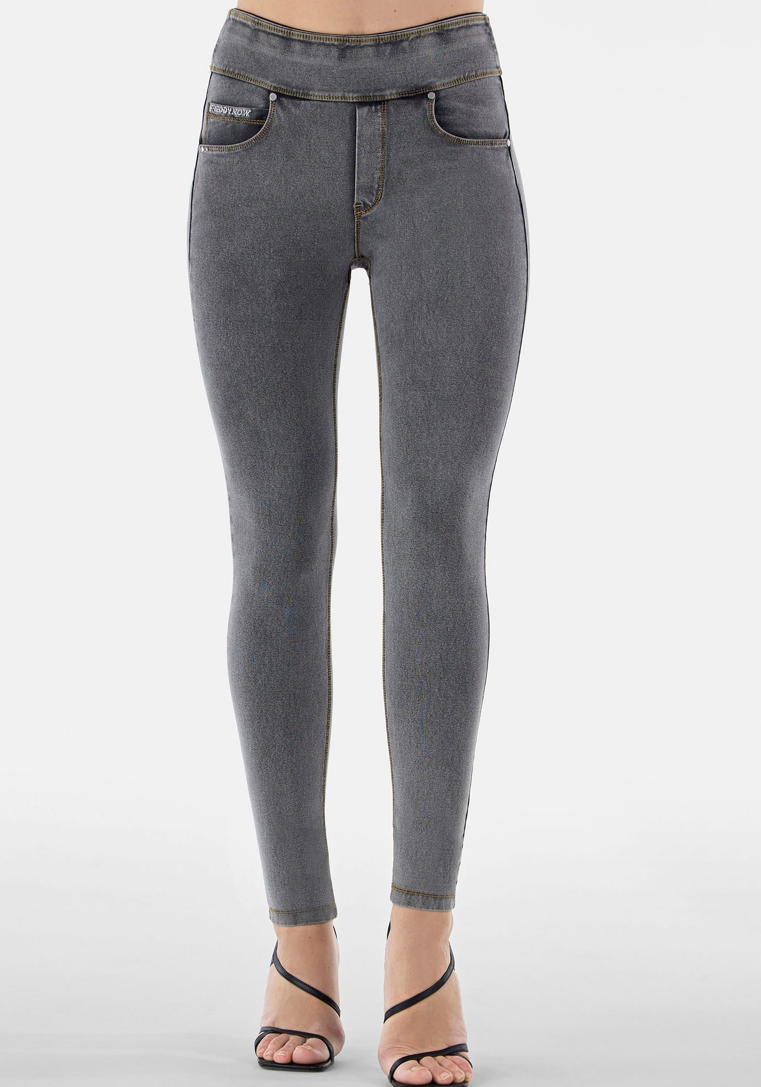 Freddy Jeggings »NOW«, | umschlagbarem Taillenbund kaufen BAUR Rechnung online Skinny mit auf