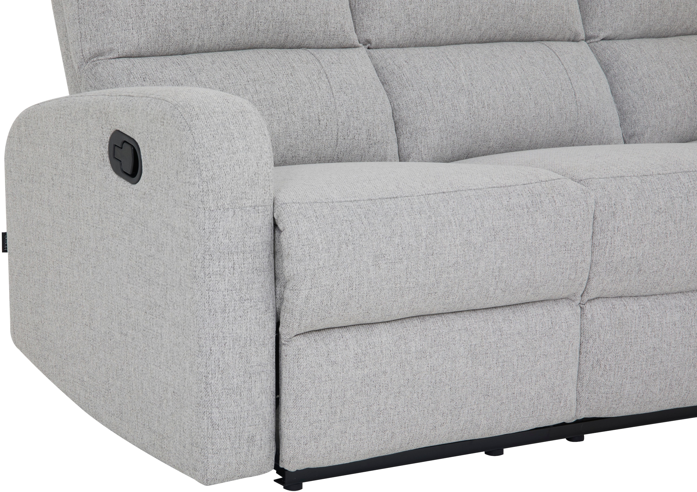 Home affaire 3-Sitzer »TOURNAY manuelle Relaxfunktion, Liegefunktion (105°-135°), Webstoff«, Reclinerfunktion in 2 Sitzen (links u. rechts)